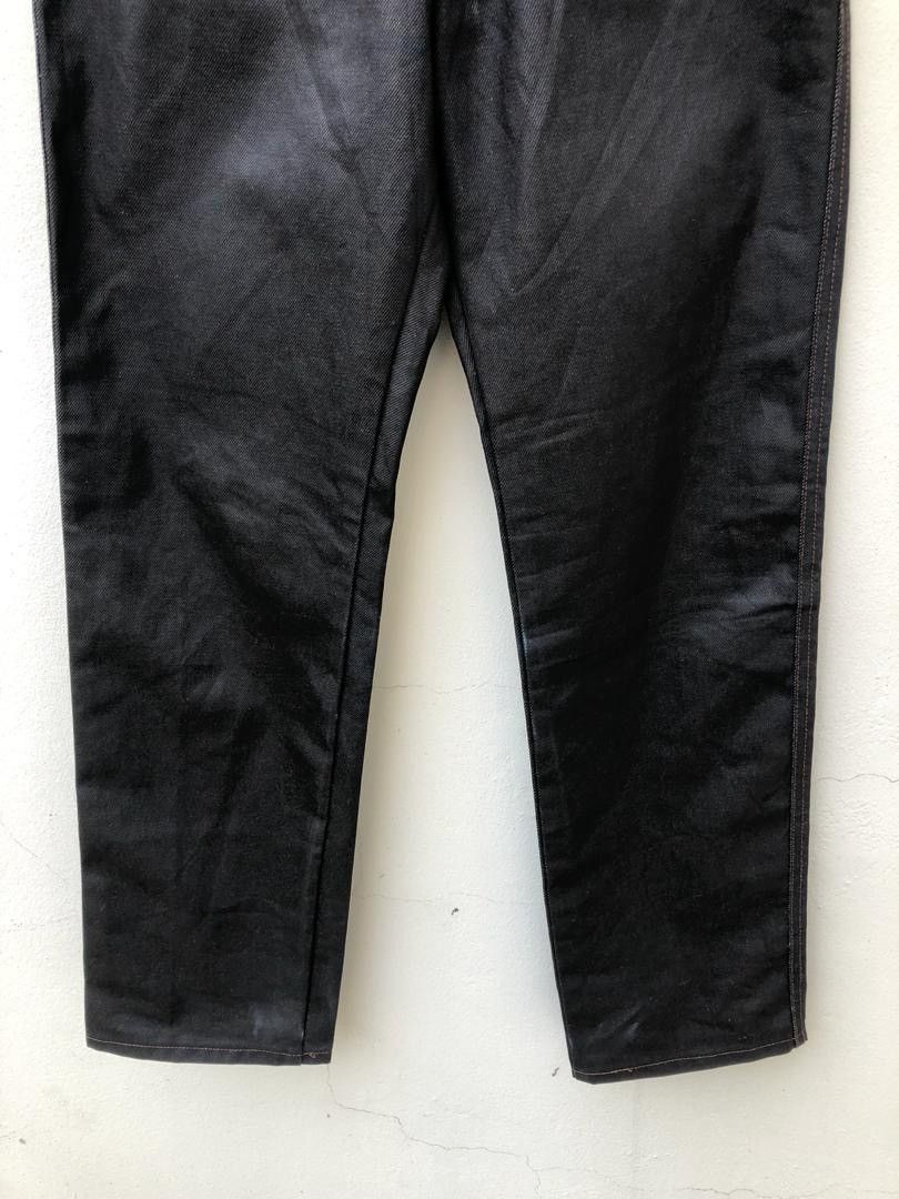 Jean Paul Gaultier Vintage Gaultier Jeans Made in Japan Dark Brown Coated Pant Size US 28 / EU 44 - 3 Thumbnail
