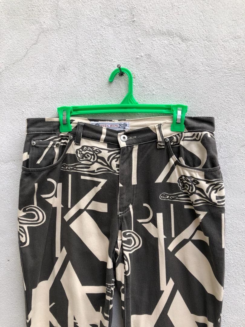 Krizia Uomo Vintage Krizia Jeans Monogram Pant Size US 30 / EU 46 - 2 Thumbnail