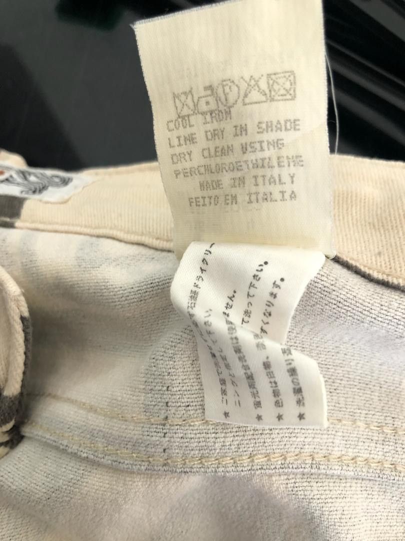 Krizia Uomo Vintage Krizia Jeans Monogram Pant Size US 30 / EU 46 - 11 Thumbnail