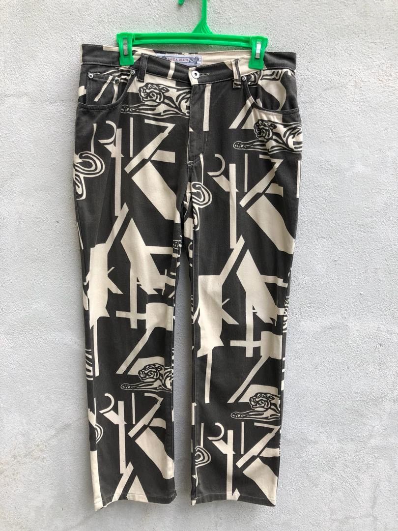 Krizia Uomo Vintage Krizia Jeans Monogram Pant Size US 30 / EU 46 - 1 Thumbnail