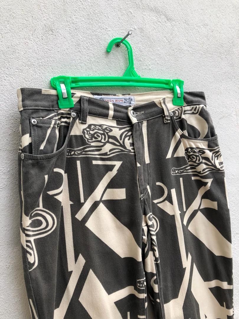 Krizia Uomo Vintage Krizia Jeans Monogram Pant Size US 30 / EU 46 - 3 Thumbnail