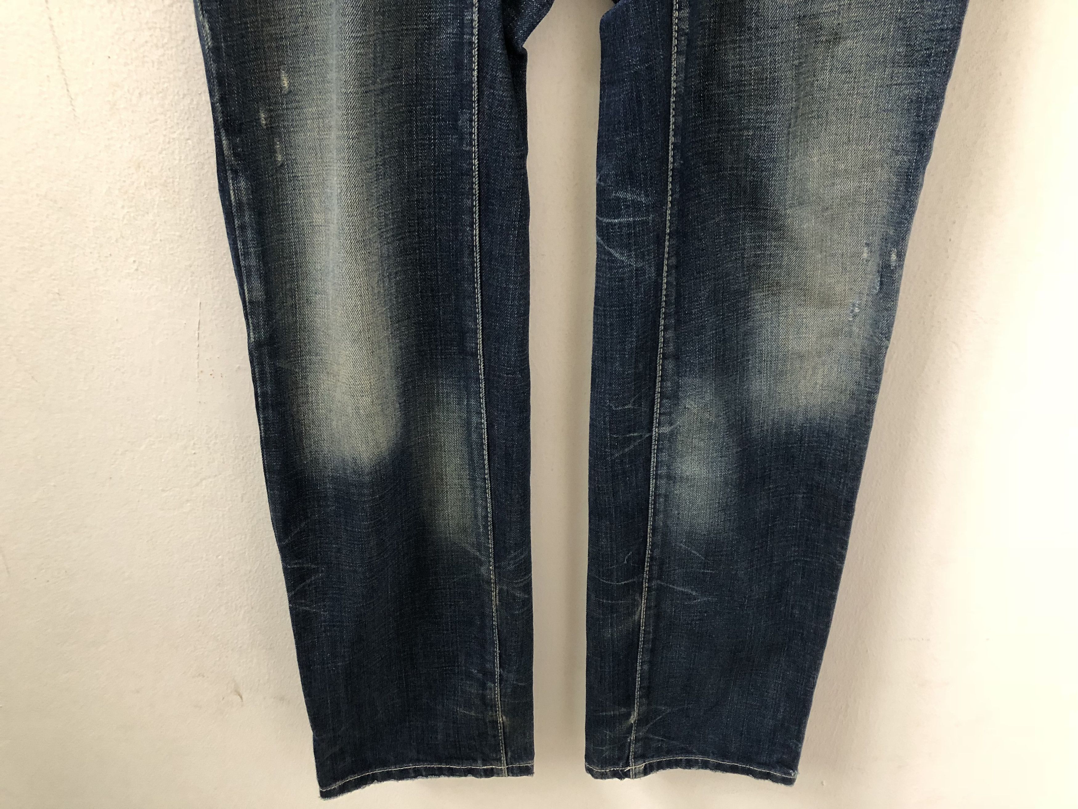 Dsquared2 Dsquared2 Exposed Front Button Distressed Ripped Denim Jeans Size US 33 - 5 Thumbnail