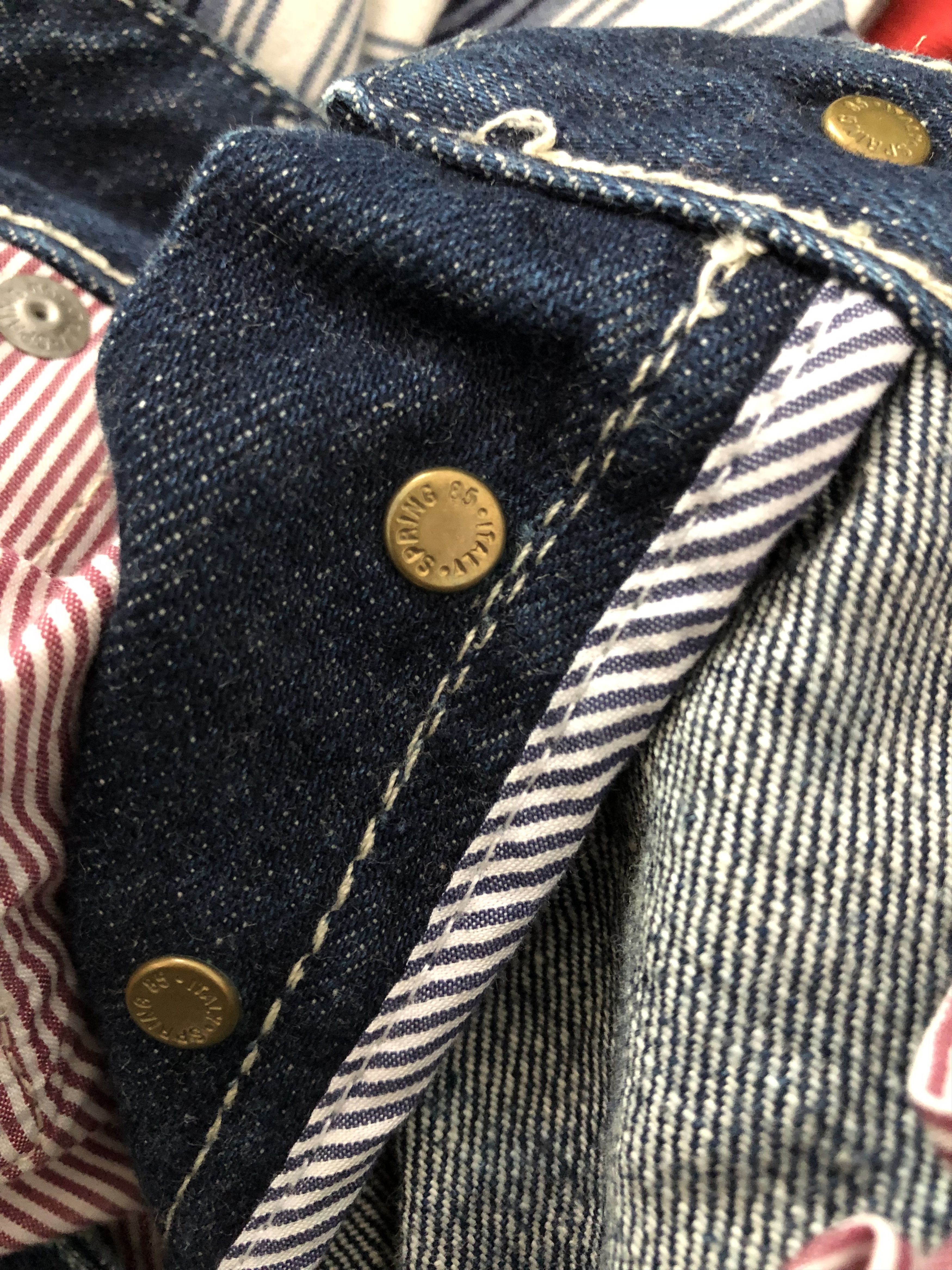 Dsquared2 Dsquared2 Exposed Front Button Distressed Ripped Denim Jeans Size US 33 - 16 Thumbnail