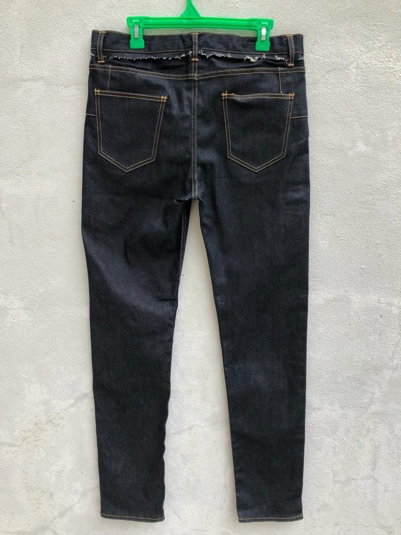 Christian Dada Christian Dada Japan Unusual Dark Blue Skinny Jeans Size US 33 - 6 Thumbnail