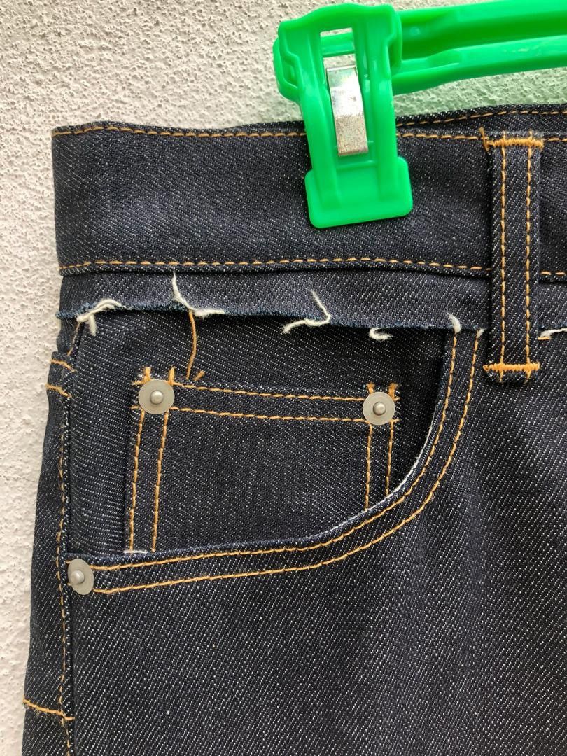 Christian Dada Christian Dada Japan Unusual Dark Blue Skinny Jeans Size US 33 - 5 Thumbnail