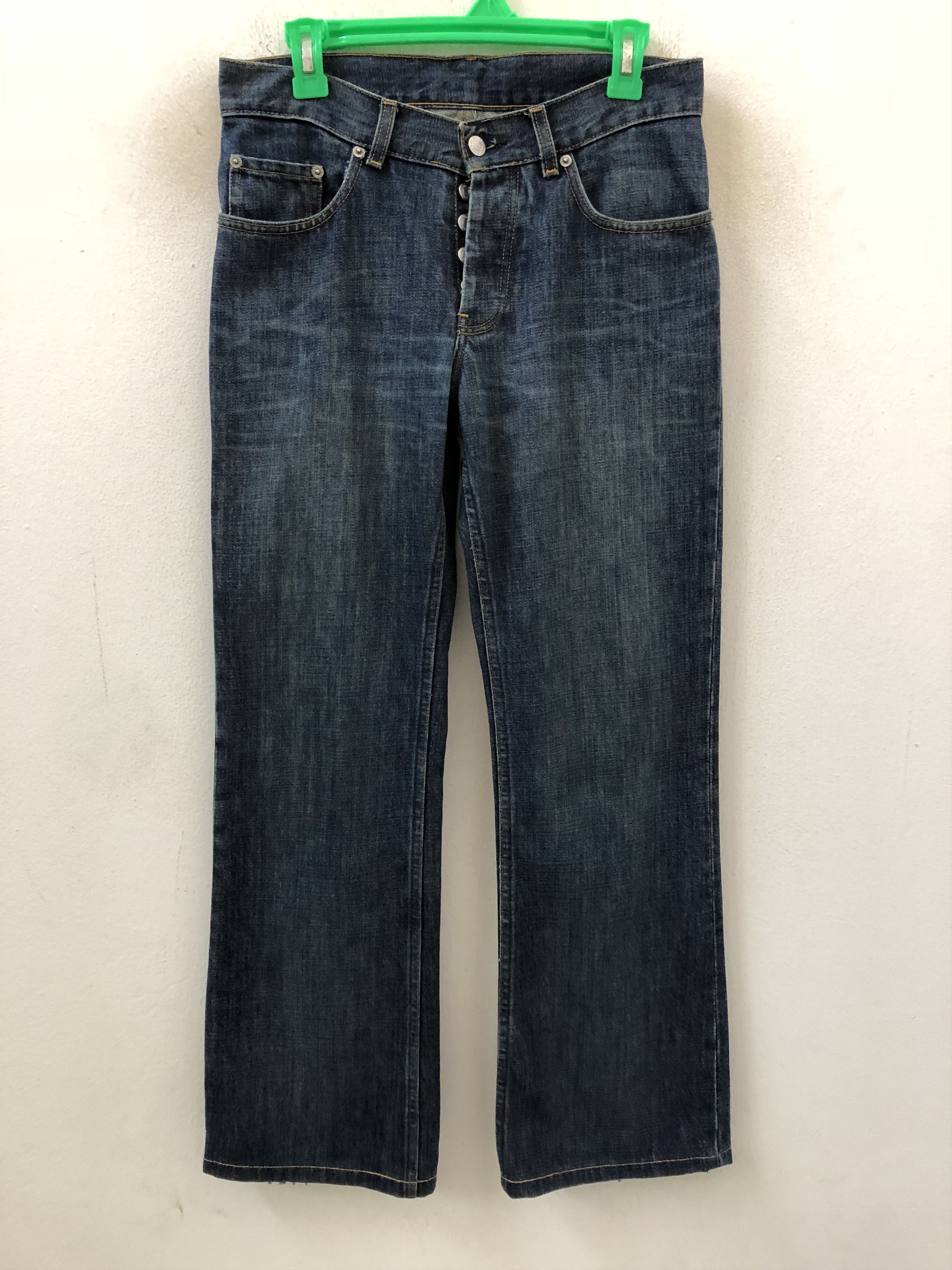 Helmut Lang Helmut Lang Italy Classic Low Waist Wide Leg Denim Size US 28 / EU 44 - 4 Thumbnail
