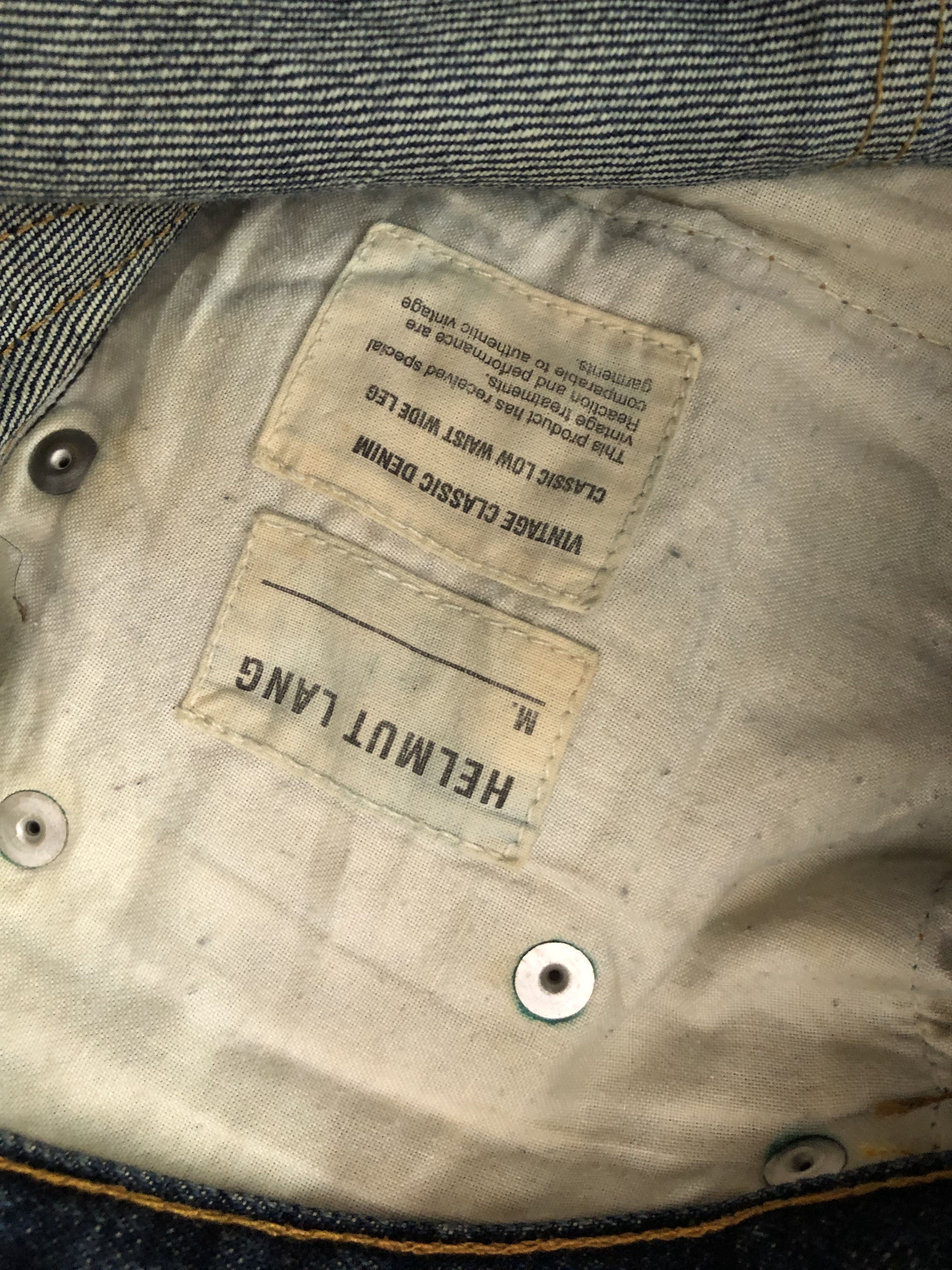Helmut Lang Helmut Lang Italy Classic Low Waist Wide Leg Denim Size US 28 / EU 44 - 11 Thumbnail