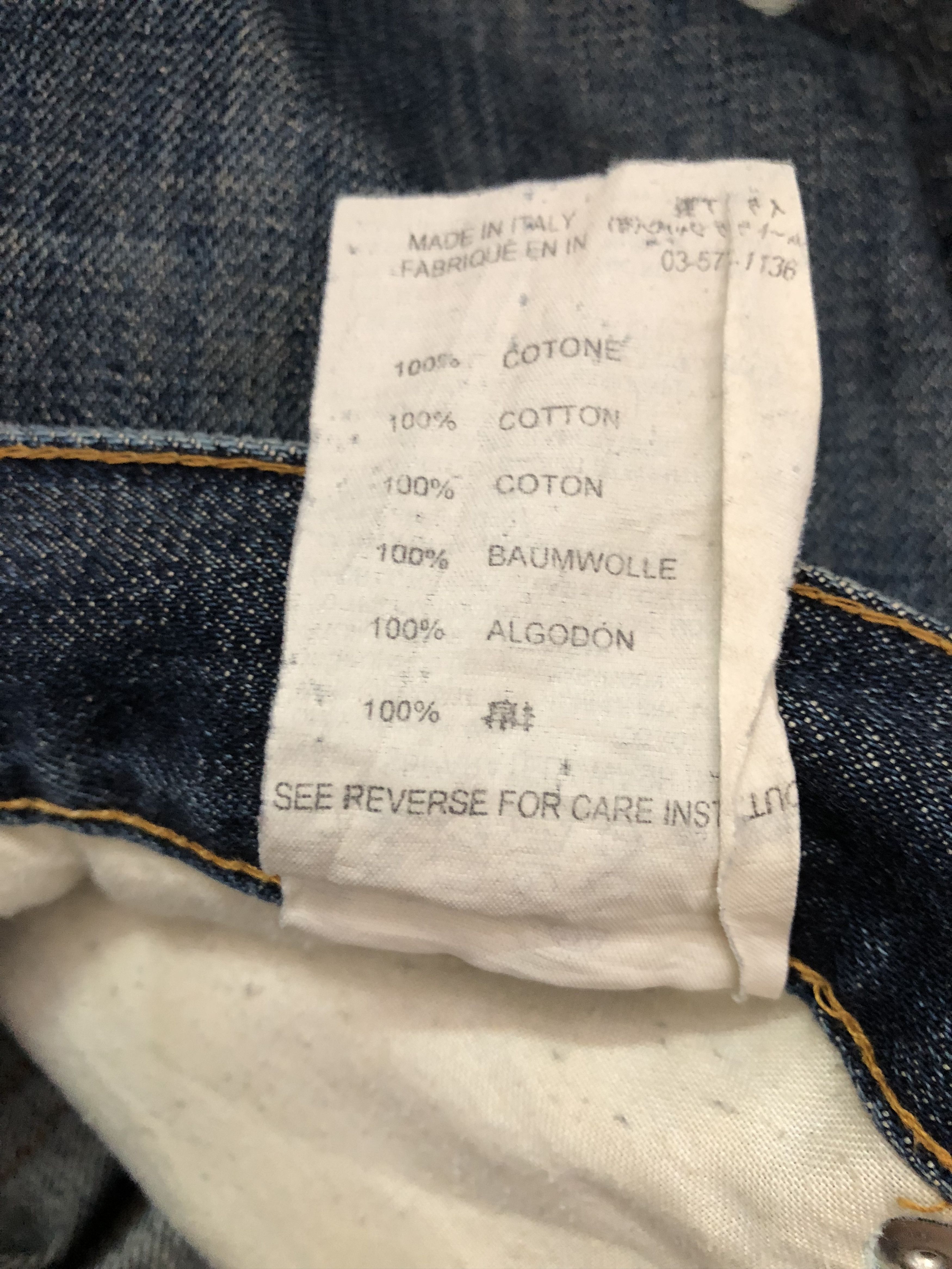 Helmut Lang Helmut Lang Italy Classic Low Waist Wide Leg Denim Size US 28 / EU 44 - 13 Thumbnail