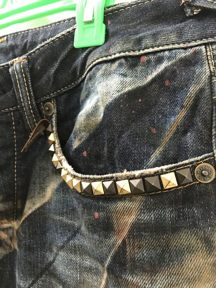 FranCisT MOR.K.S Francist Mor.K.S Painter Dirty Low Rise Denim Slim Jeans Size US 32 / EU 48 - 5 Thumbnail