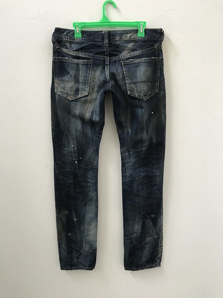 FranCisT MOR.K.S Francist Mor.K.S Painter Dirty Low Rise Denim Slim Jeans Size US 32 / EU 48 - 8 Thumbnail