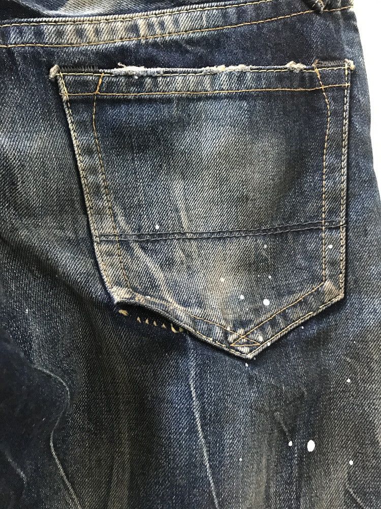 FranCisT MOR.K.S Francist Mor.K.S Painter Dirty Low Rise Denim Slim Jeans Size US 32 / EU 48 - 13 Thumbnail
