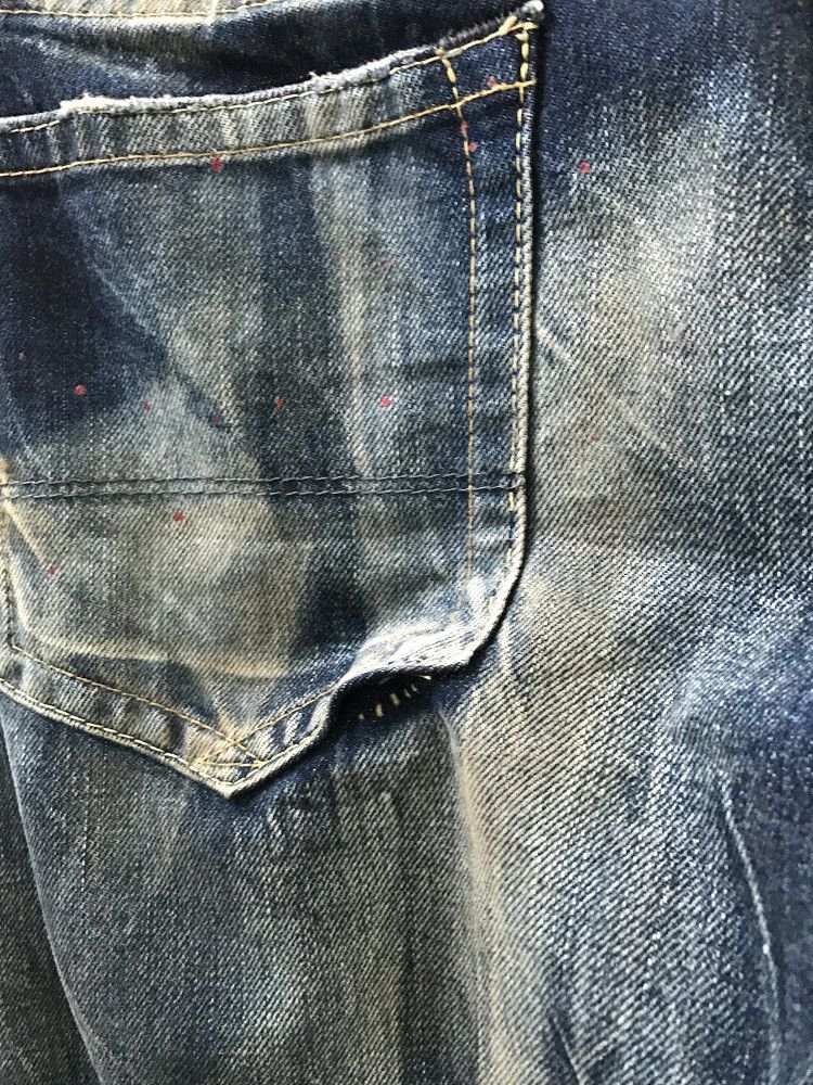 FranCisT MOR.K.S Francist Mor.K.S Painter Dirty Low Rise Denim Slim Jeans Size US 32 / EU 48 - 14 Thumbnail