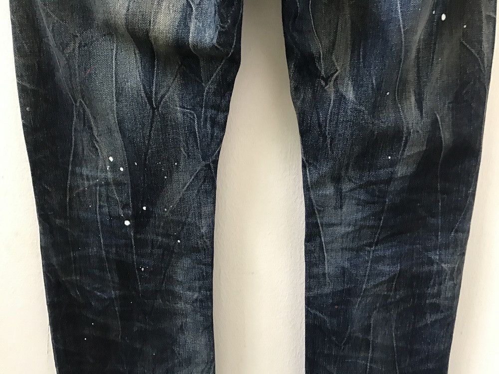 FranCisT MOR.K.S Francist Mor.K.S Painter Dirty Low Rise Denim Slim Jeans Size US 32 / EU 48 - 10 Thumbnail