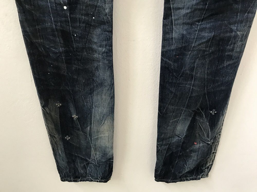 FranCisT MOR.K.S Francist Mor.K.S Painter Dirty Low Rise Denim Slim Jeans Size US 32 / EU 48 - 11 Thumbnail