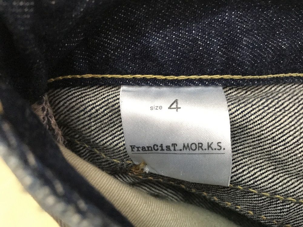 FranCisT MOR.K.S Francist Mor.K.S Painter Dirty Low Rise Denim Slim Jeans Size US 32 / EU 48 - 16 Thumbnail