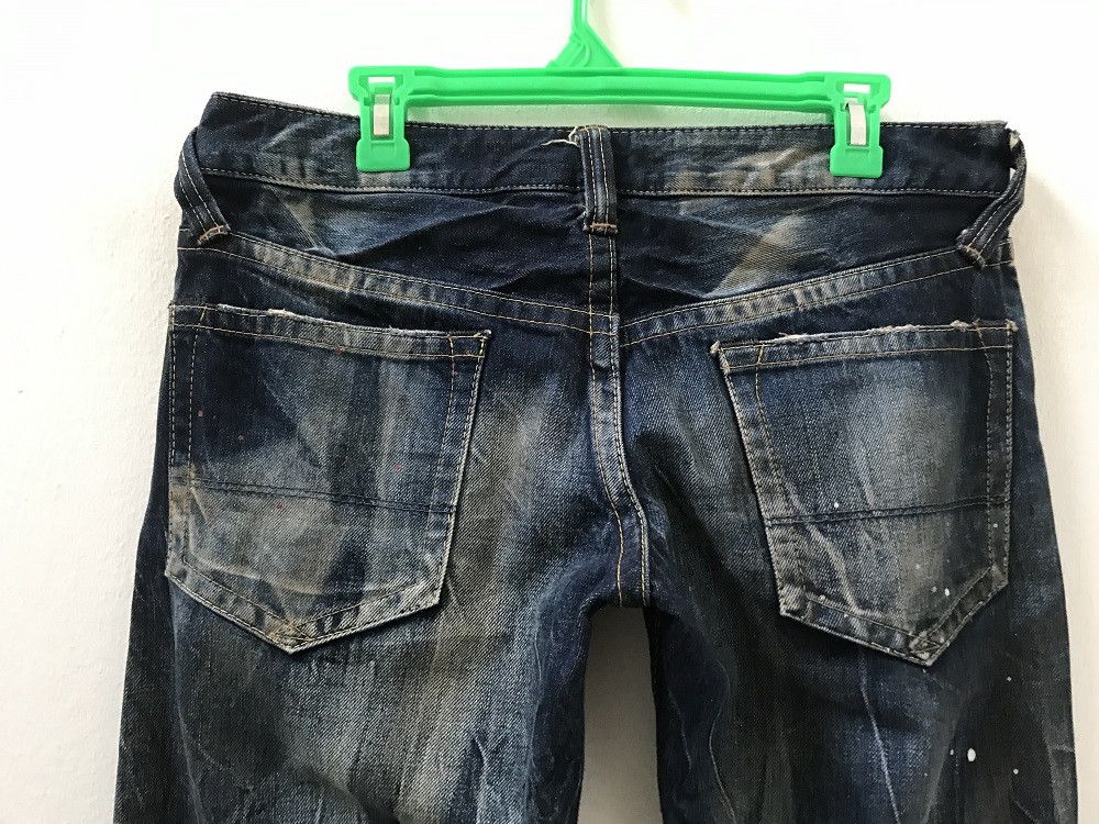 FranCisT MOR.K.S Francist Mor.K.S Painter Dirty Low Rise Denim Slim Jeans Size US 32 / EU 48 - 9 Thumbnail