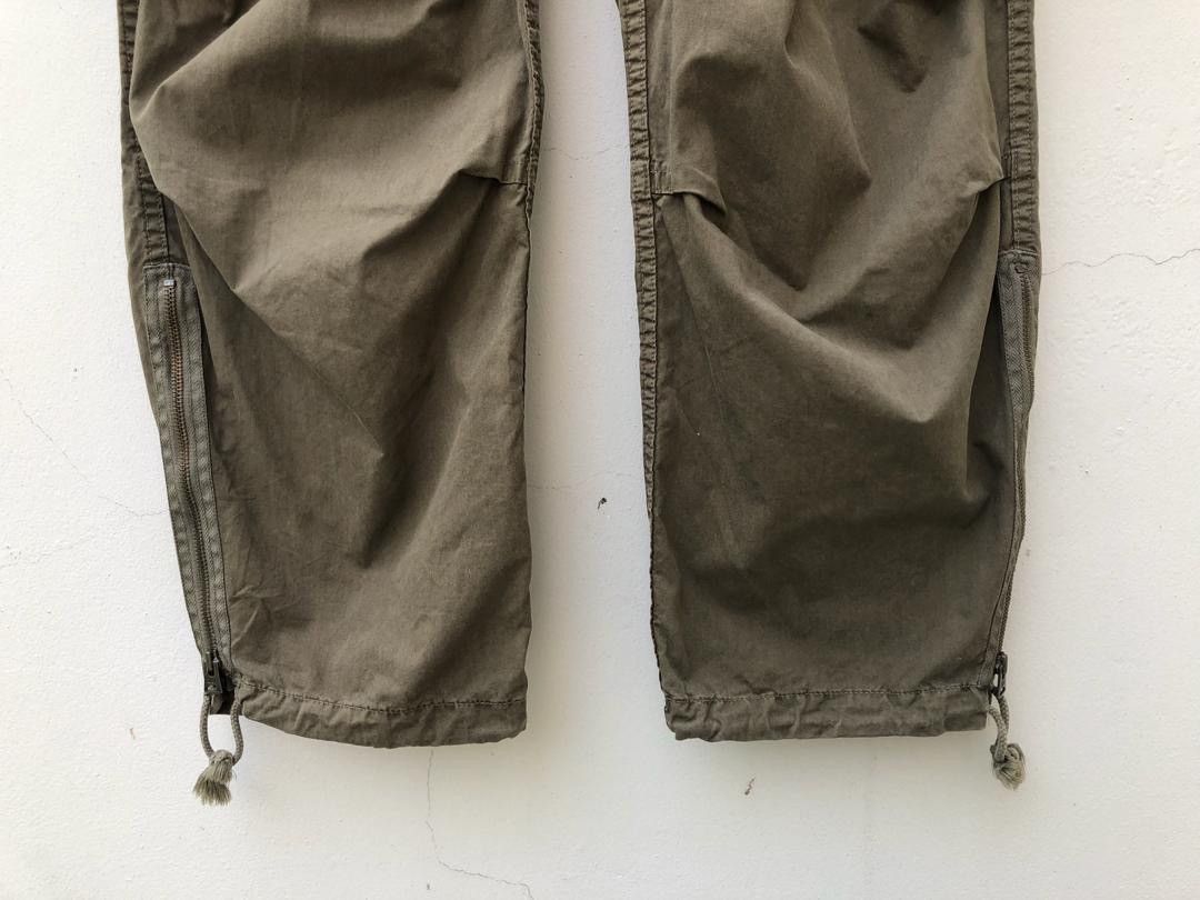 Bape × Nigo A Bathing Ape Olive Green Cargo Parachute Trouser Pant Size US 32 / EU 48 - 7 Thumbnail