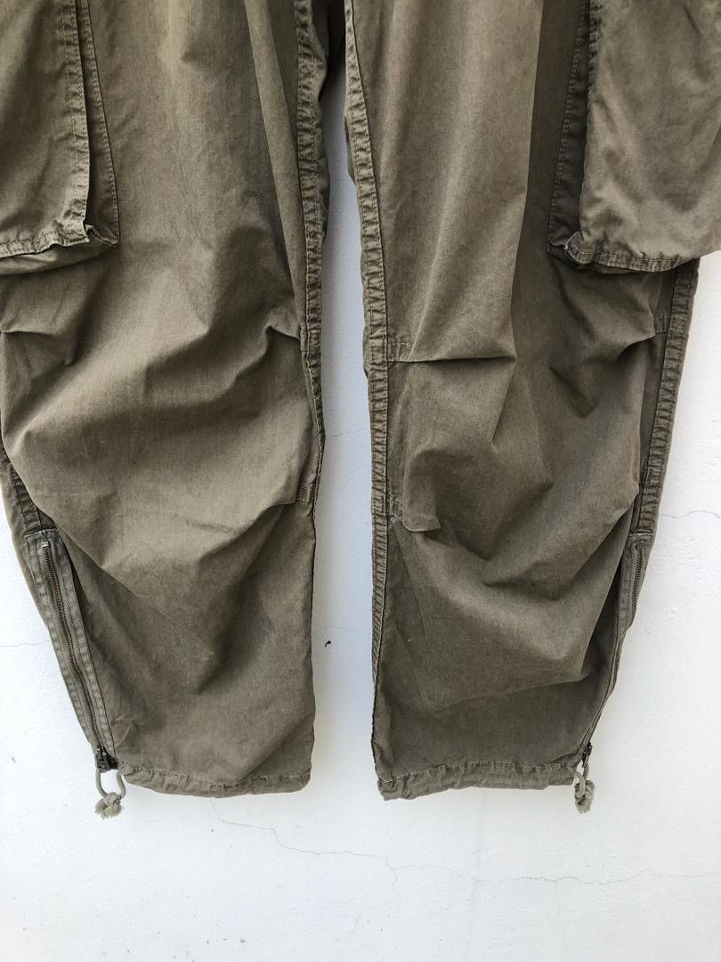 Bape × Nigo A Bathing Ape Olive Green Cargo Parachute Trouser Pant Size US 32 / EU 48 - 6 Thumbnail
