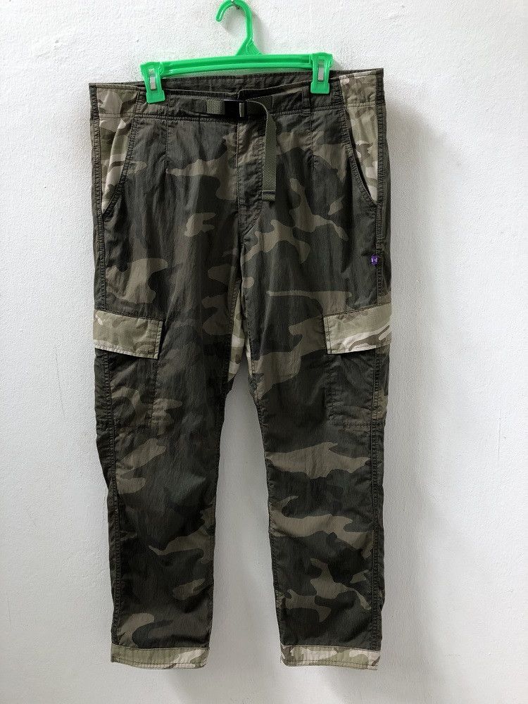 Nanamica × The North Face TNF Purple Label Drawstring Waist Camouflage Cargo Cropped Size US 34 / EU 50 - 1 Thumbnail
