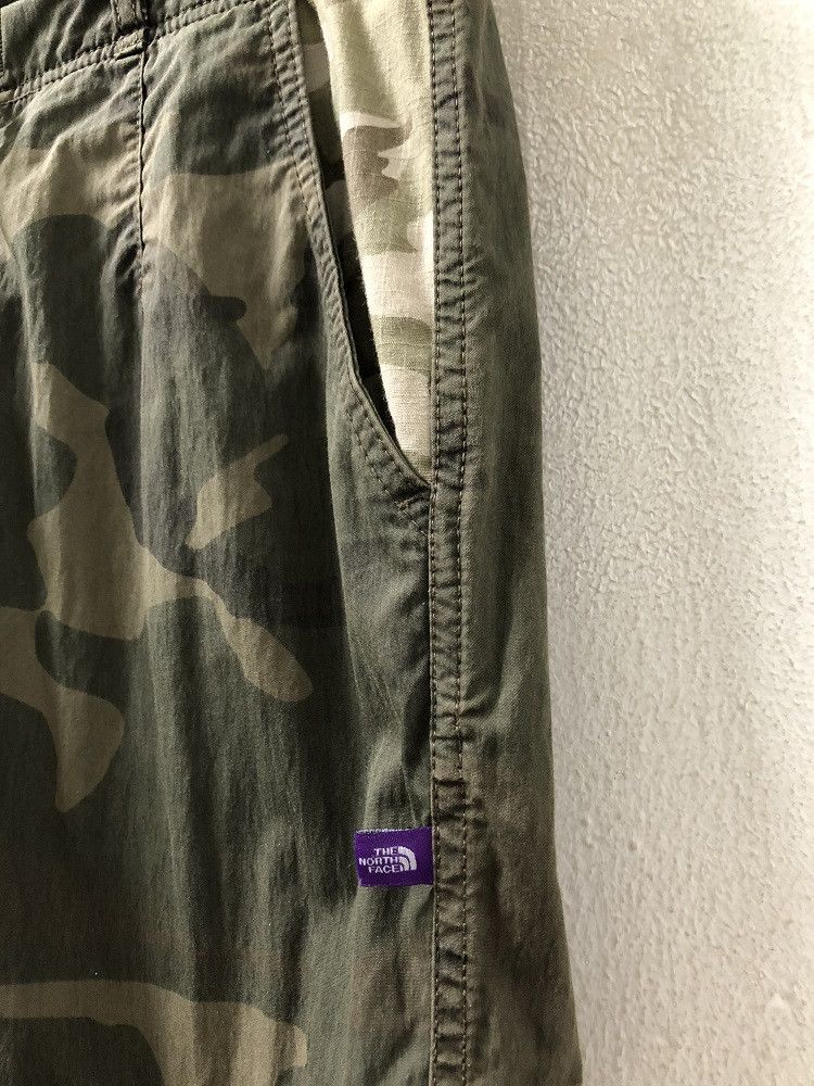 Nanamica × The North Face TNF Purple Label Drawstring Waist Camouflage Cargo Cropped Size US 34 / EU 50 - 4 Thumbnail