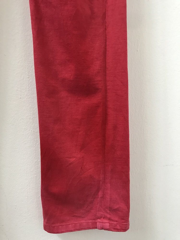 Black Barrett × Neil Barrett Neil Barrett Made in Japan Stone Wash Low Rise Slim Red Pant Size US 31 - 6 Thumbnail