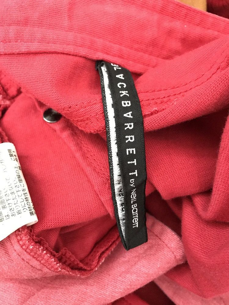 Black Barrett × Neil Barrett Neil Barrett Made in Japan Stone Wash Low Rise Slim Red Pant Size US 31 - 18 Thumbnail
