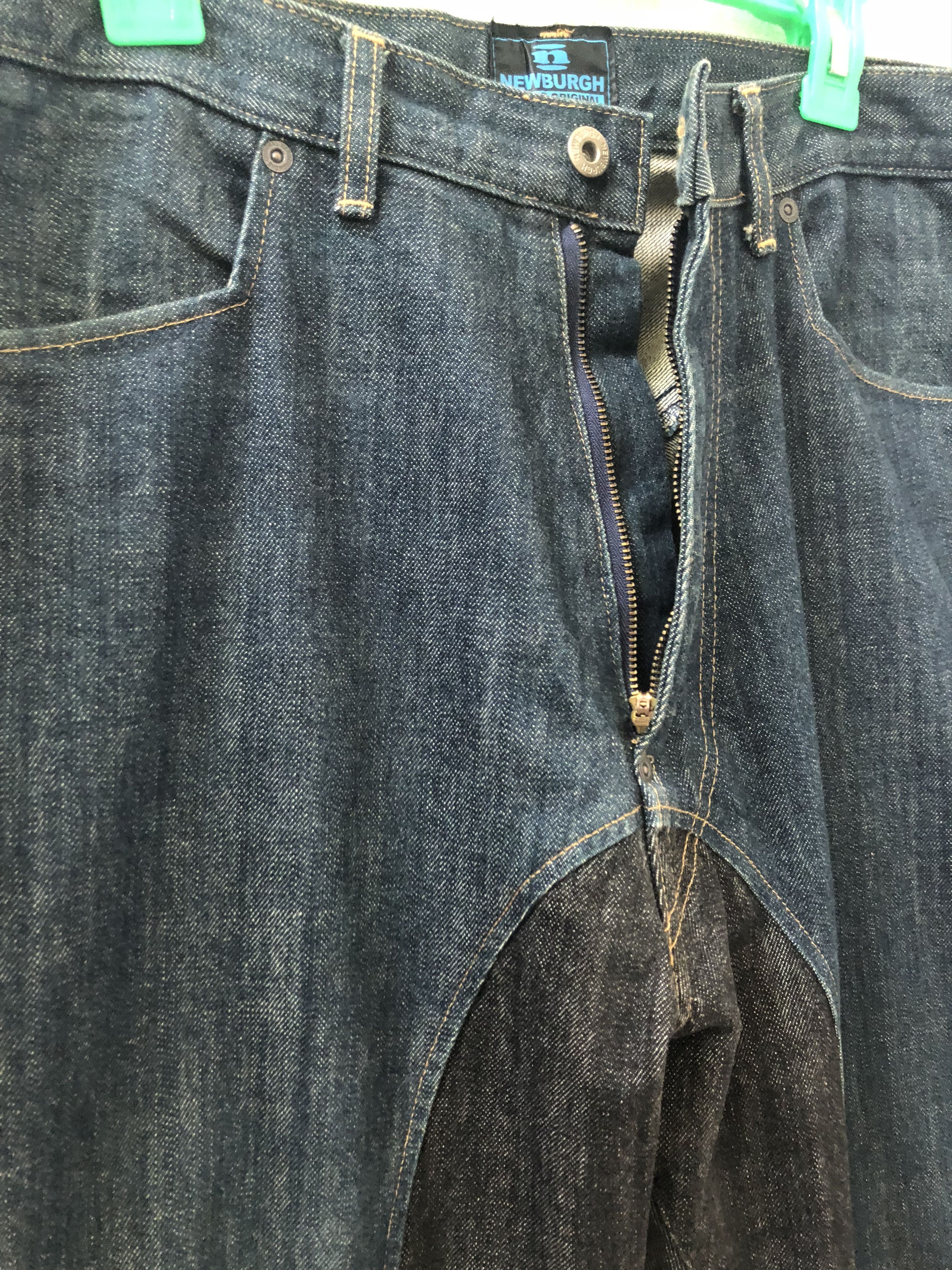 Japanese Brand Japan Brand NEWBURGH Two Tone Baggy Denim Jeans Size US 36 / EU 52 - 5 Thumbnail