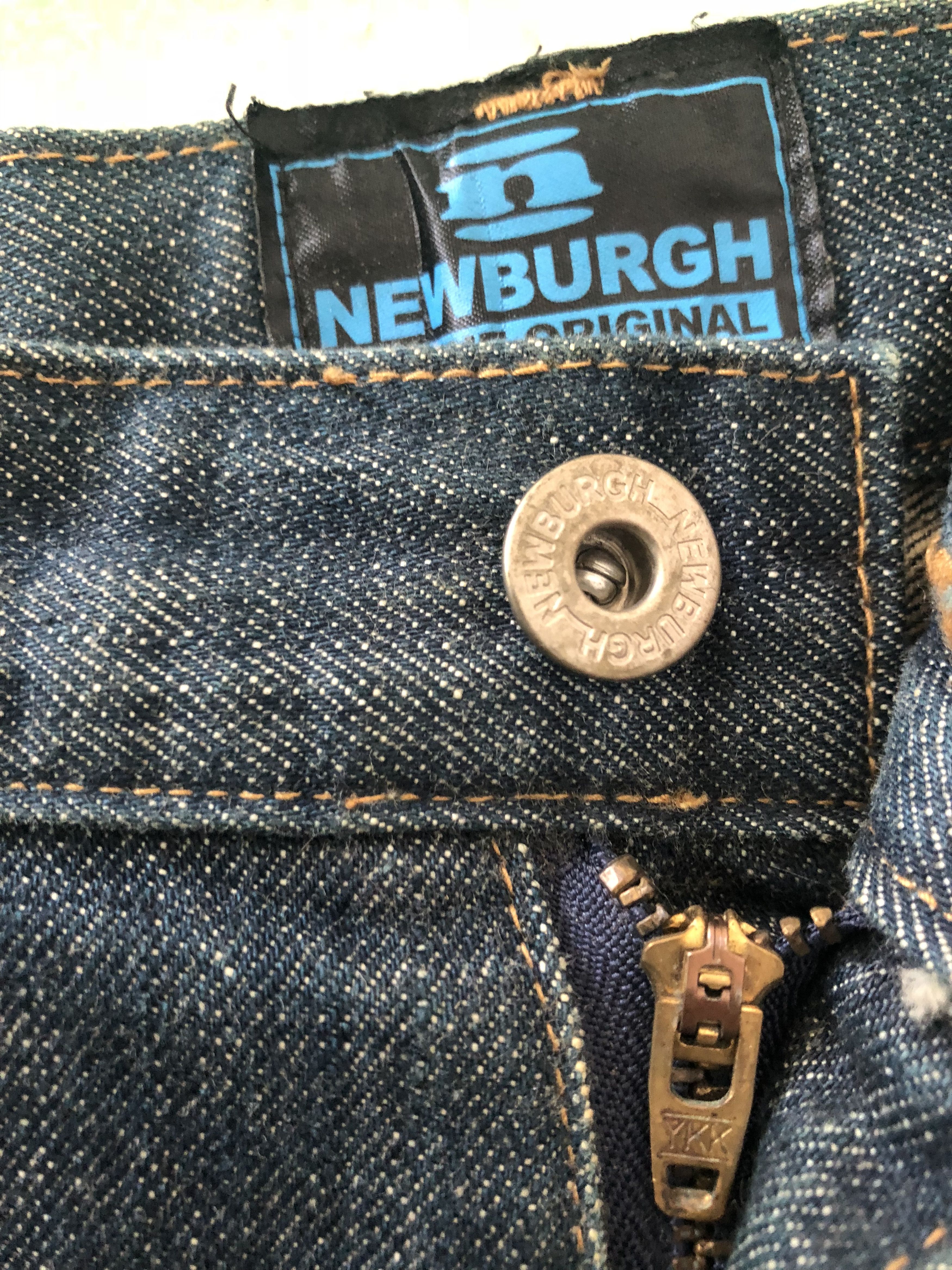 Japanese Brand Japan Brand NEWBURGH Two Tone Baggy Denim Jeans Size US 36 / EU 52 - 4 Thumbnail