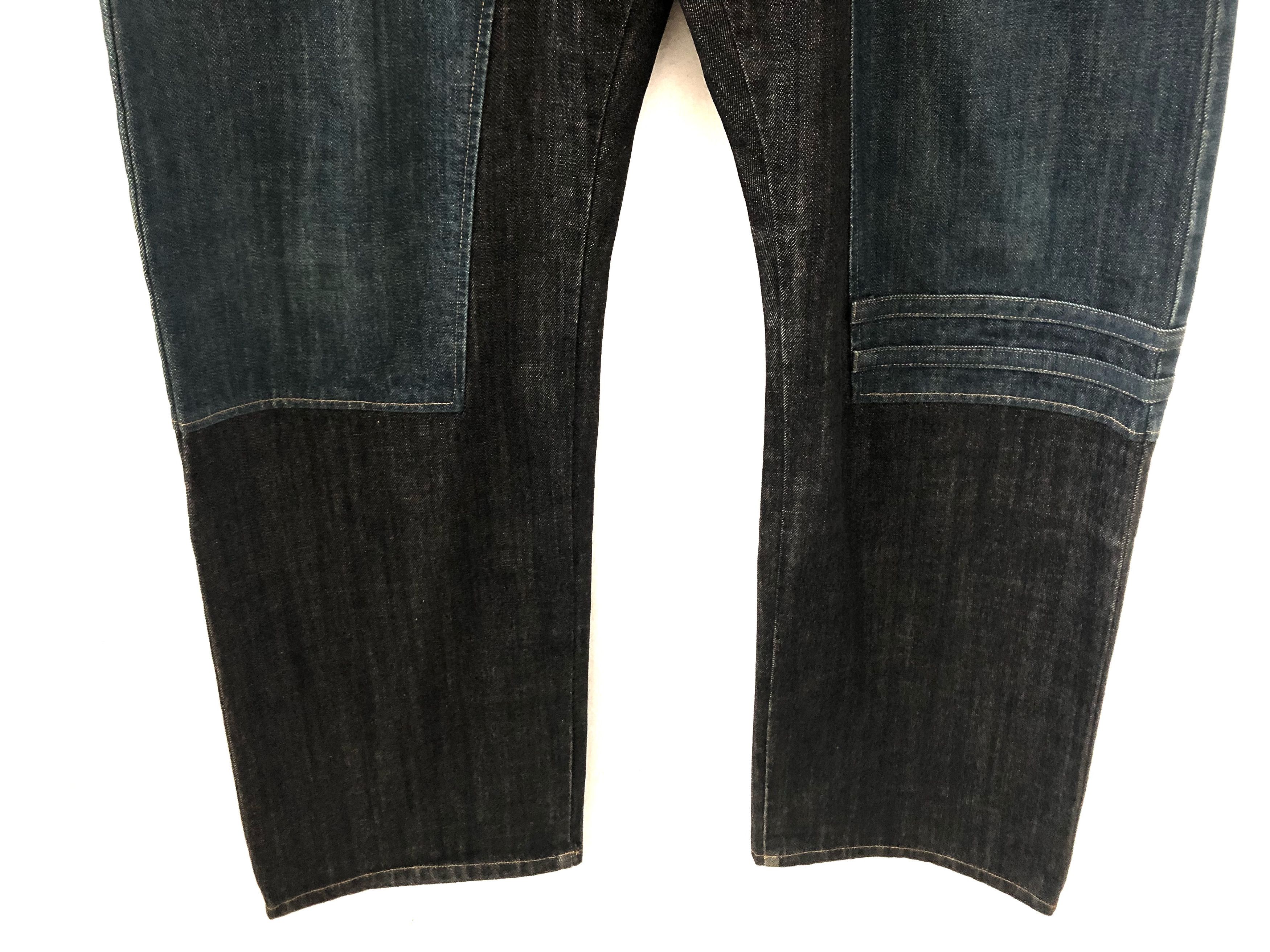 Japanese Brand Japan Brand NEWBURGH Two Tone Baggy Denim Jeans Size US 36 / EU 52 - 2 Thumbnail