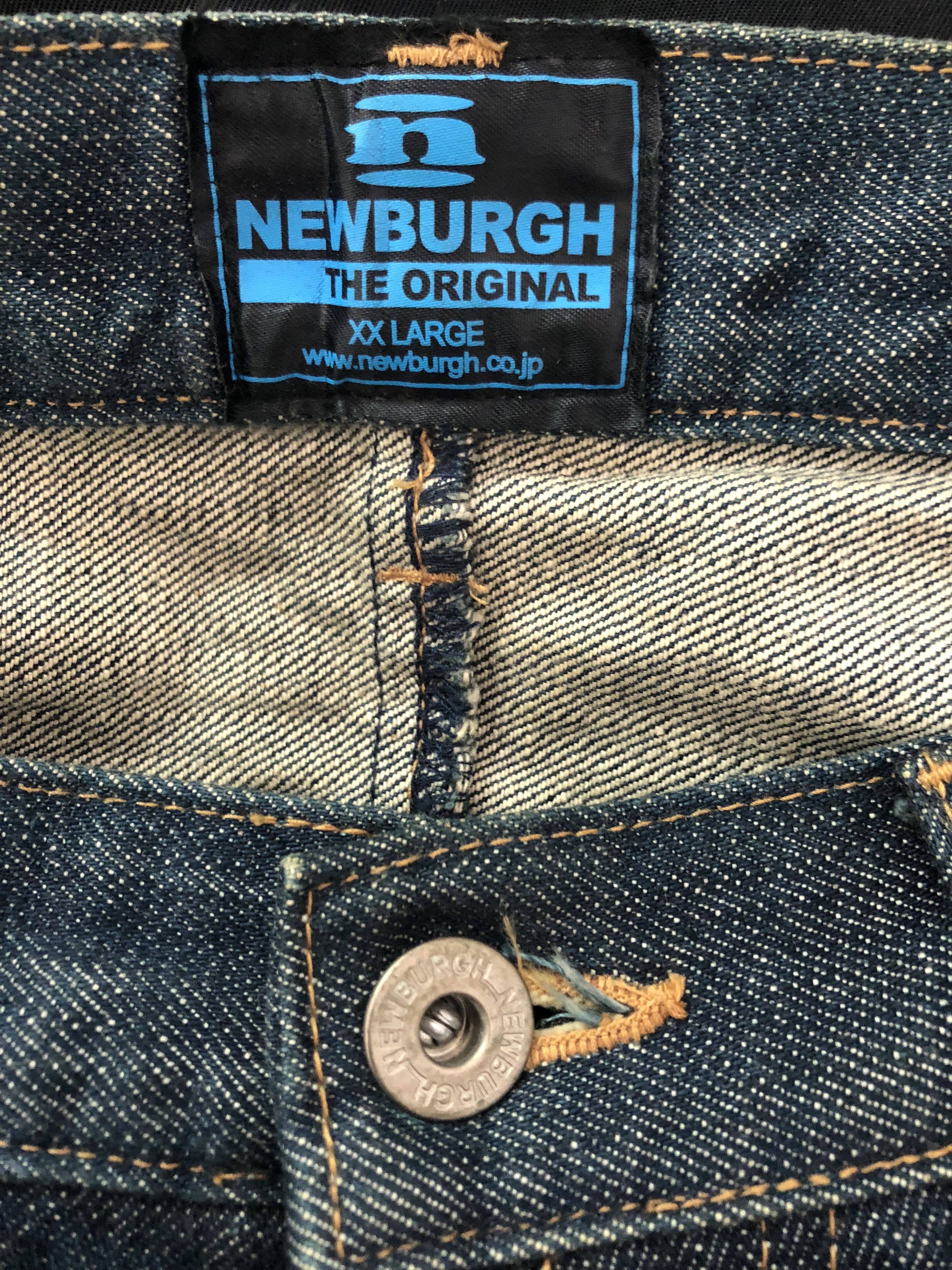 Japanese Brand Japan Brand NEWBURGH Two Tone Baggy Denim Jeans Size US 36 / EU 52 - 11 Thumbnail