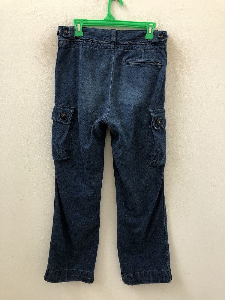 Blue Blue Japan × Indigo BLUE BLUE Made in Japan Detachable Waist Indigo Denim Cargo Size US 31 - 5 Thumbnail
