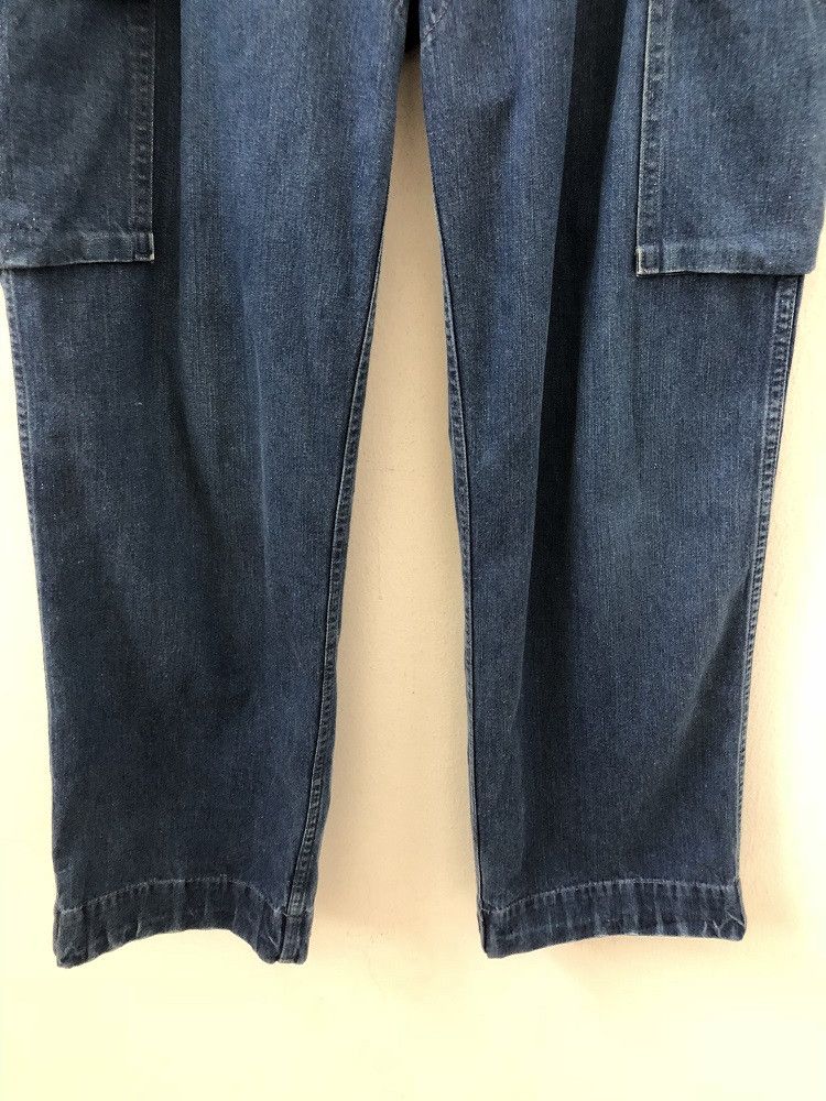 Blue Blue Japan × Indigo BLUE BLUE Made in Japan Detachable Waist Indigo Denim Cargo Size US 31 - 3 Thumbnail