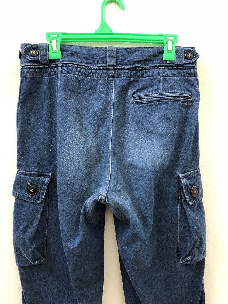 Blue Blue Japan × Indigo BLUE BLUE Made in Japan Detachable Waist Indigo Denim Cargo Size US 31 - 6 Thumbnail