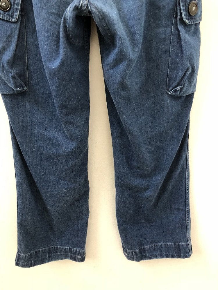 Blue Blue Japan × Indigo BLUE BLUE Made in Japan Detachable Waist Indigo Denim Cargo Size US 31 - 7 Thumbnail