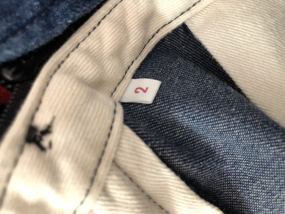 Blue Blue Japan × Indigo BLUE BLUE Made in Japan Detachable Waist Indigo Denim Cargo Size US 31 - 16 Thumbnail