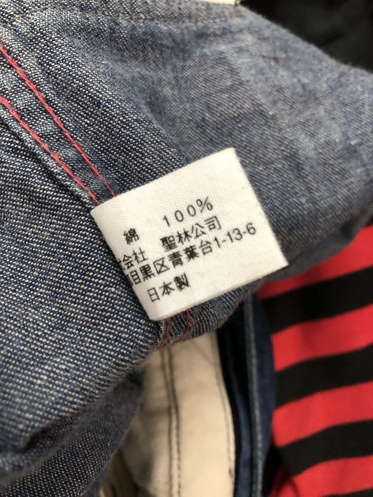 Blue Blue Japan × Indigo BLUE BLUE Made in Japan Detachable Waist Indigo Denim Cargo Size US 31 - 17 Thumbnail