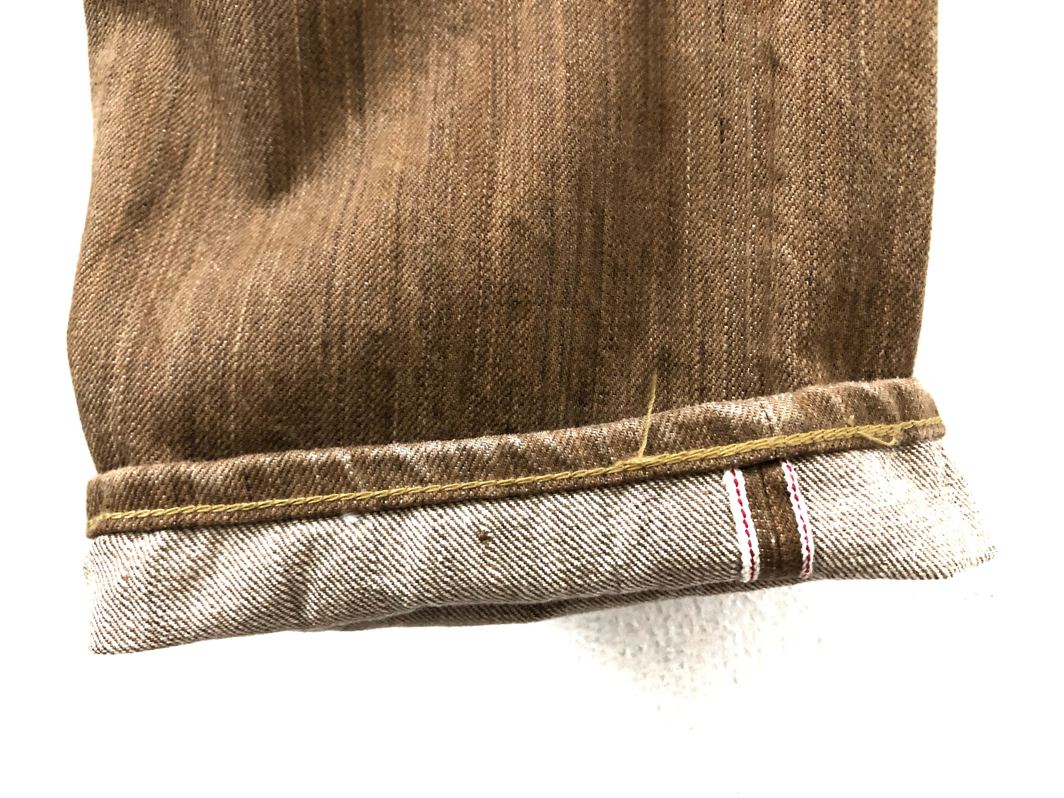 Sugar Cane × Toyo Enterprises SC Redline Selvedge Persimmon Dye Jeans Size US 30 / EU 46 - 14 Thumbnail