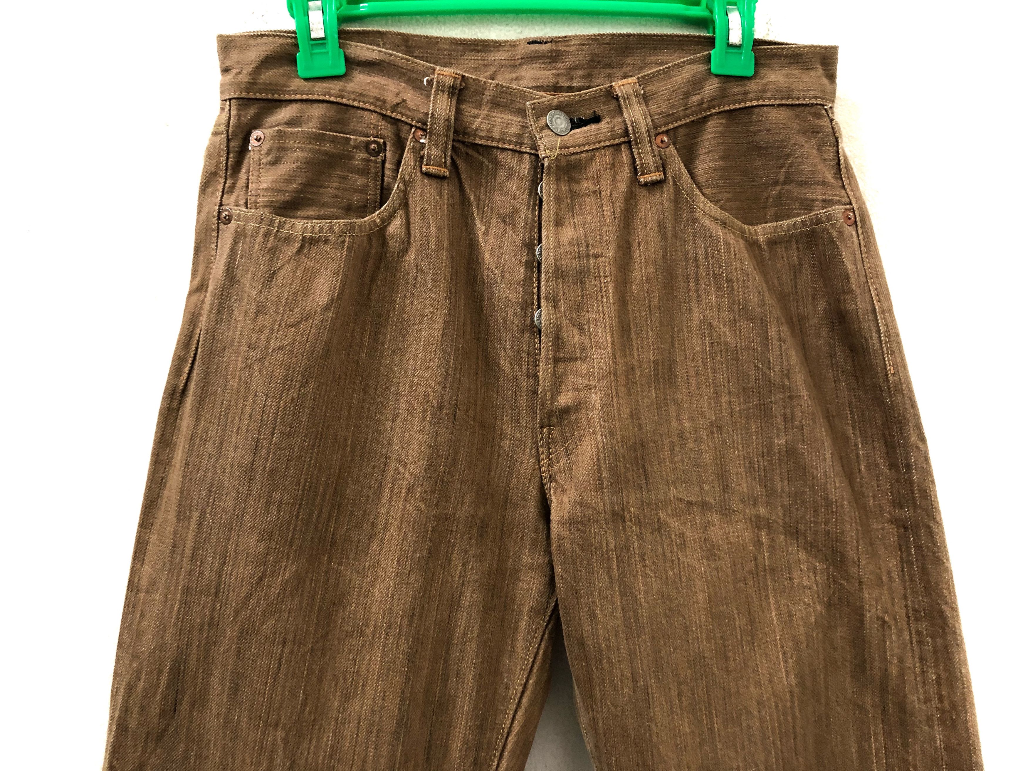 Sugar Cane × Toyo Enterprises SC Redline Selvedge Persimmon Dye Jeans Size US 30 / EU 46 - 9 Thumbnail
