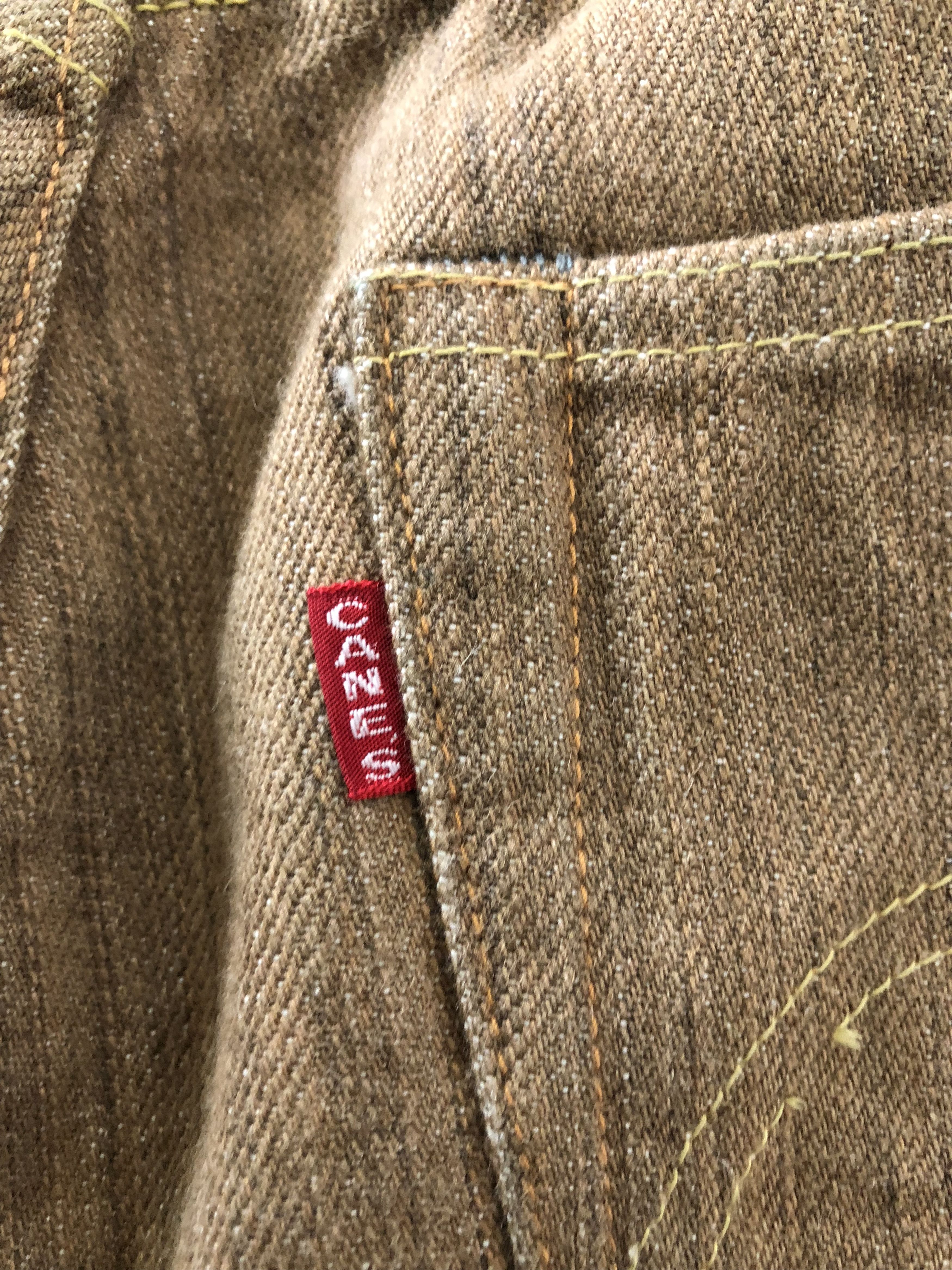 Sugar Cane × Toyo Enterprises SC Redline Selvedge Persimmon Dye Jeans Size US 30 / EU 46 - 5 Thumbnail