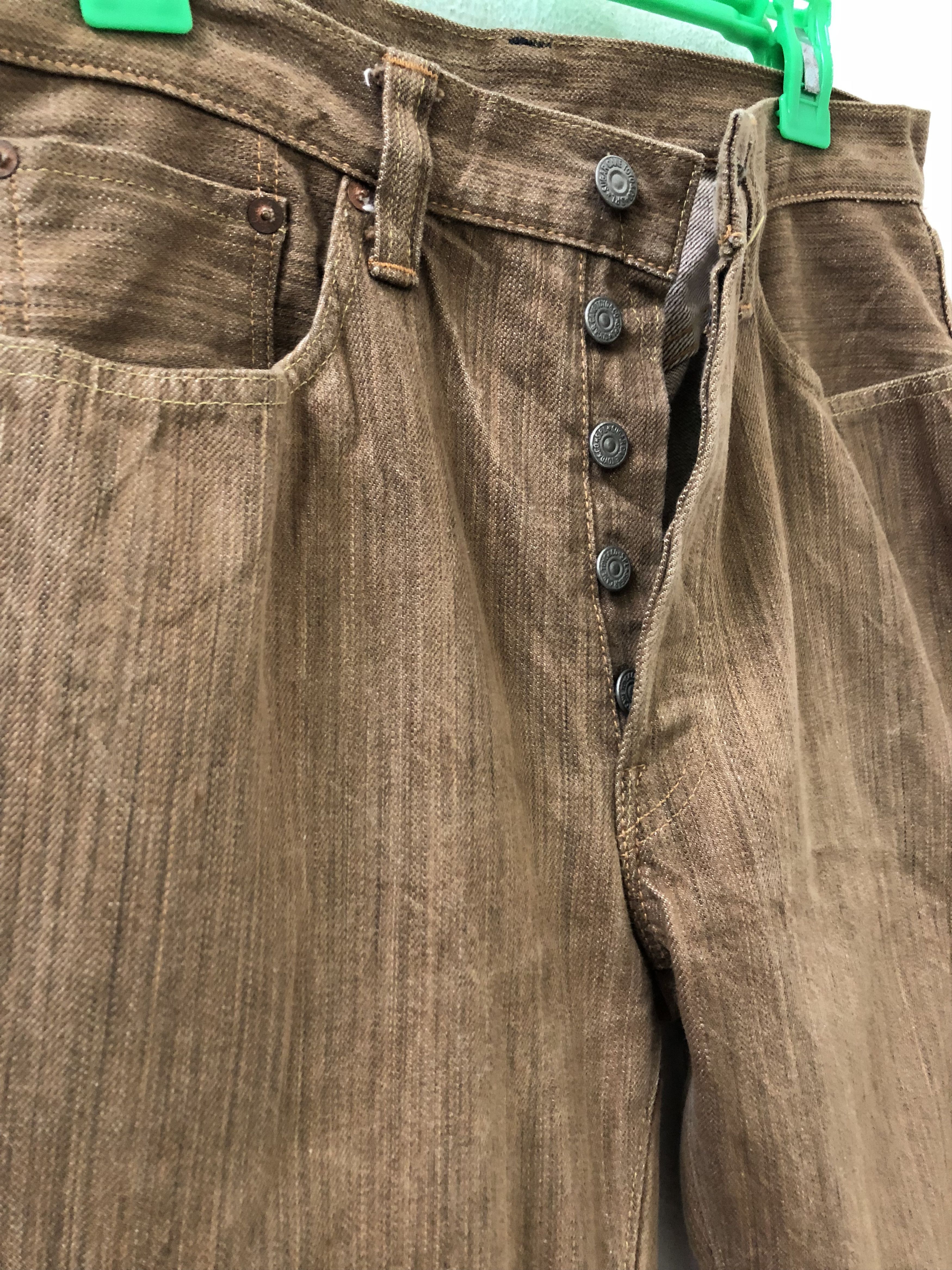 Sugar Cane × Toyo Enterprises SC Redline Selvedge Persimmon Dye Jeans Size US 30 / EU 46 - 10 Thumbnail