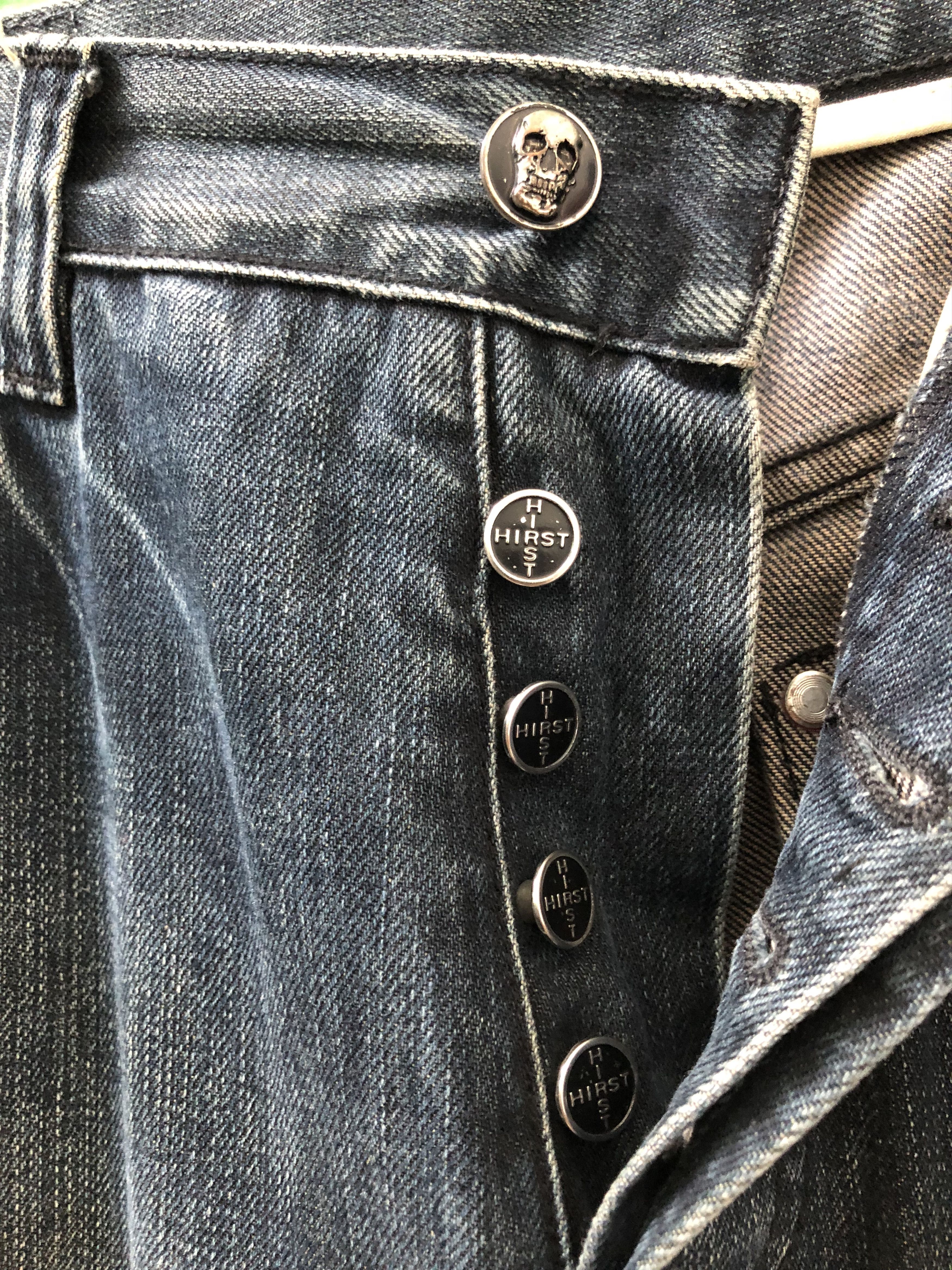 Levi's Levi's X Damien Hirst Limited Edition Distressed Denim Jeans Size US 30 / EU 46 - 12 Thumbnail