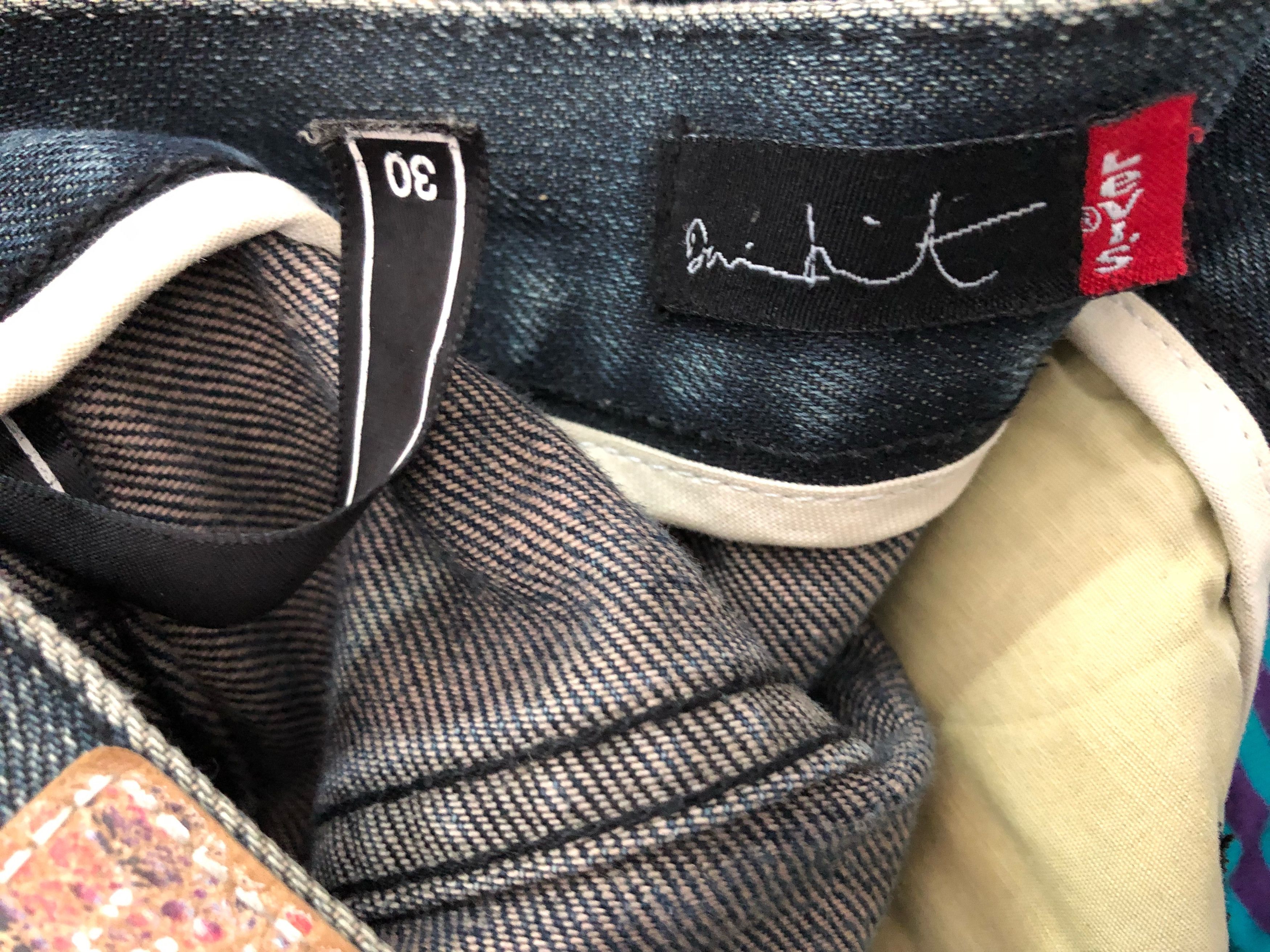 Levi's Levi's X Damien Hirst Limited Edition Distressed Denim Jeans Size US 30 / EU 46 - 15 Thumbnail