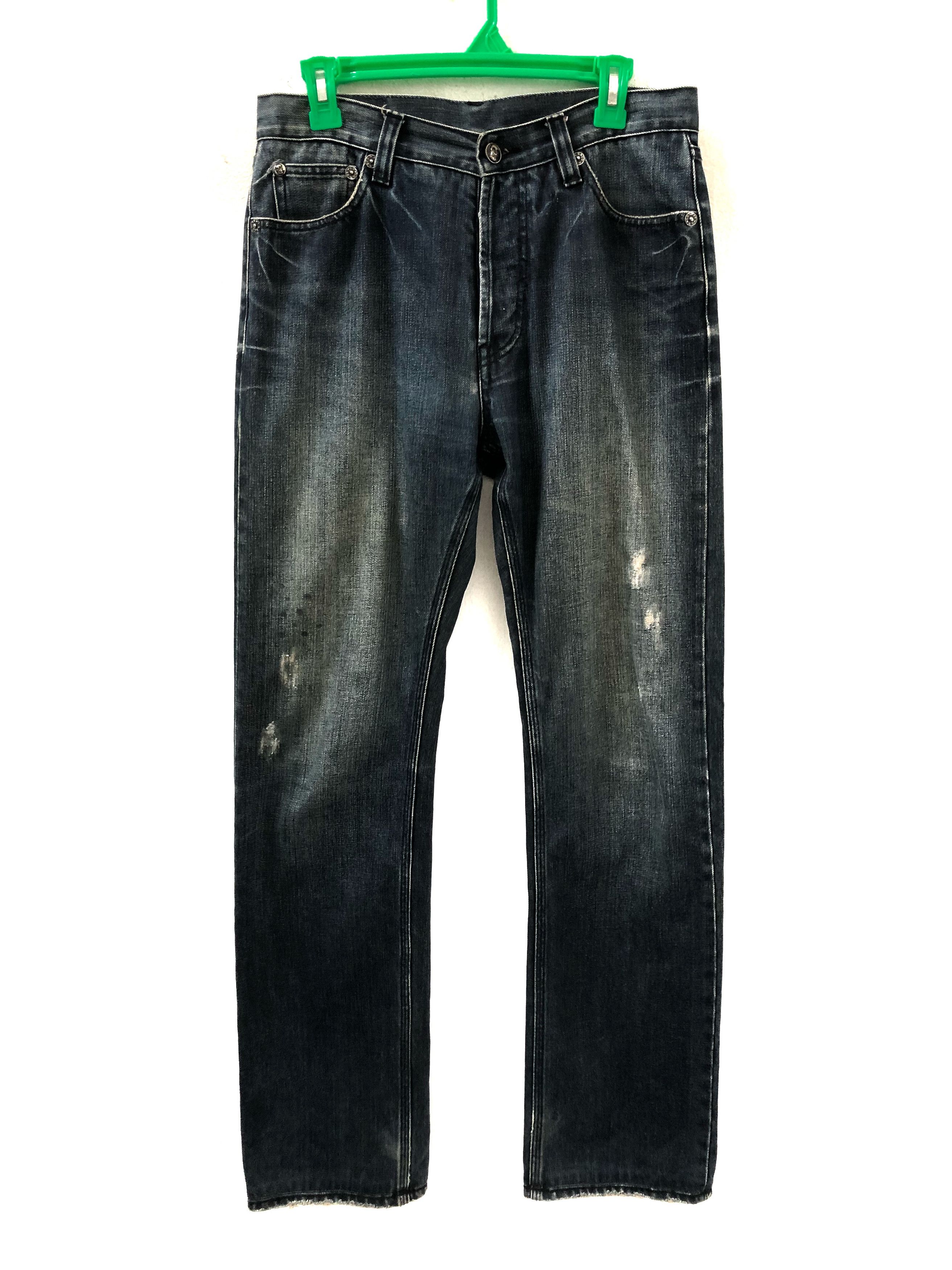 Levi's Levi's X Damien Hirst Limited Edition Distressed Denim Jeans Size US 30 / EU 46 - 7 Thumbnail