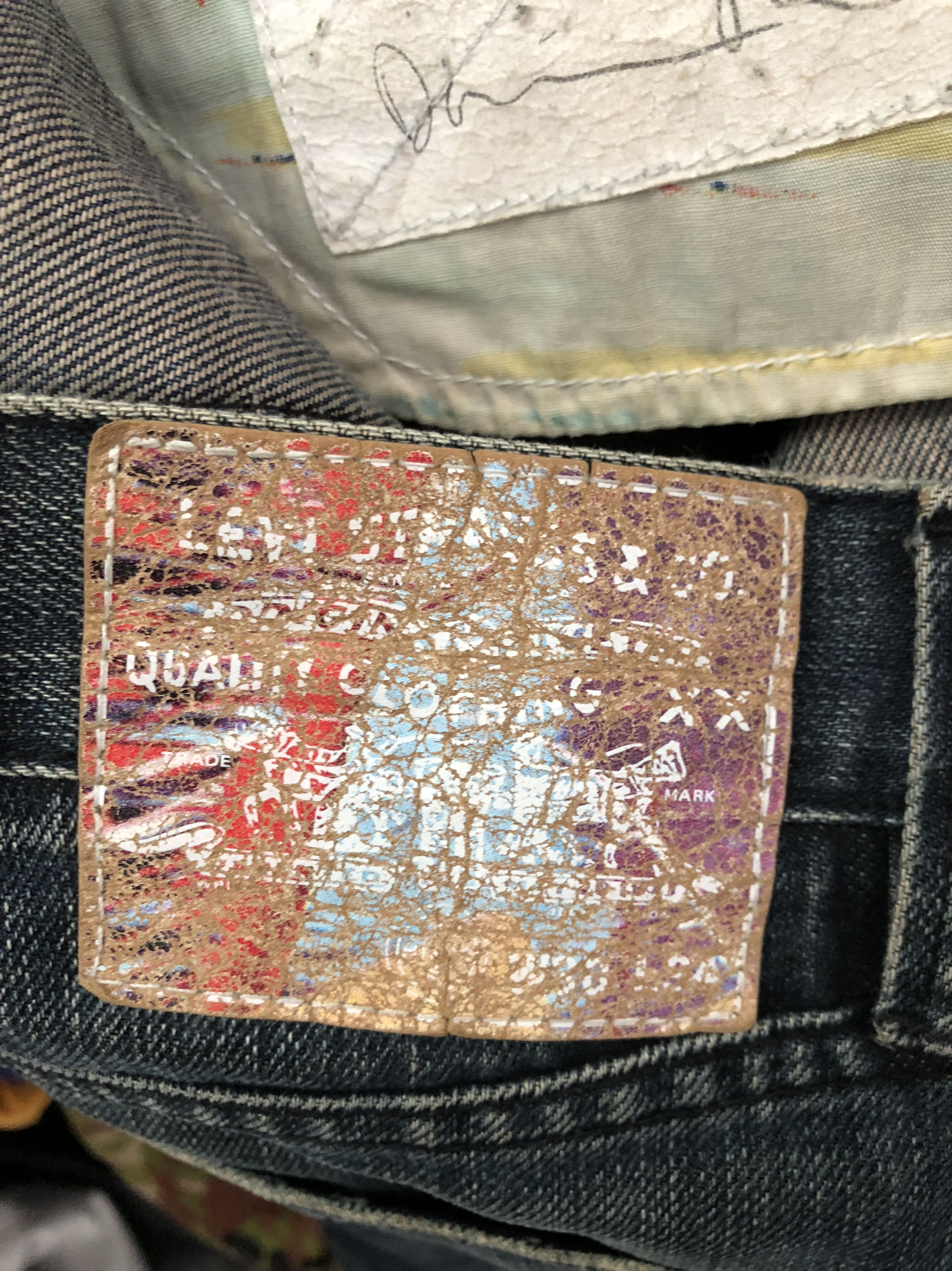 Levi's Levi's X Damien Hirst Limited Edition Distressed Denim Jeans Size US 30 / EU 46 - 13 Thumbnail