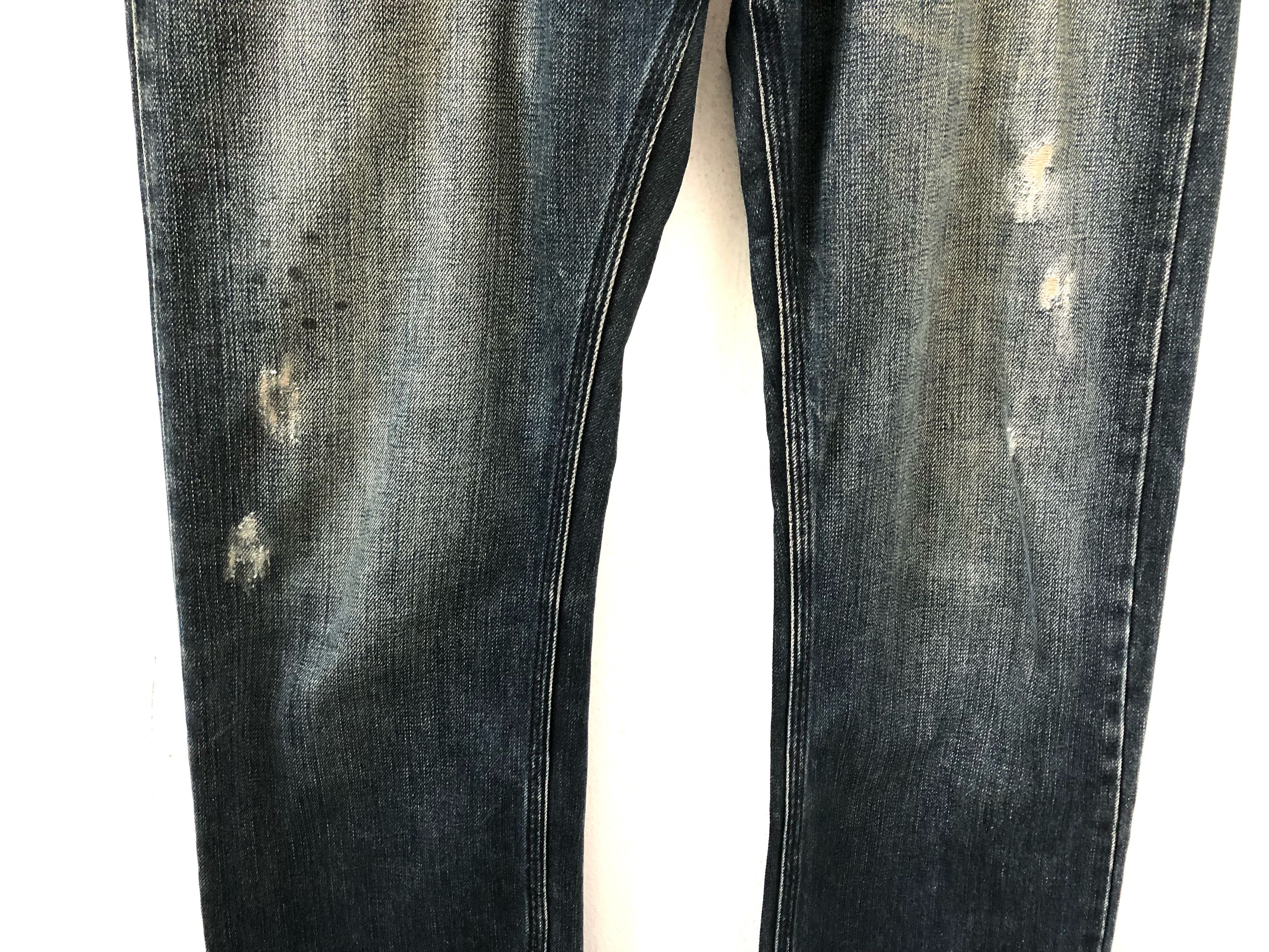 Levi's Levi's X Damien Hirst Limited Edition Distressed Denim Jeans Size US 30 / EU 46 - 10 Thumbnail
