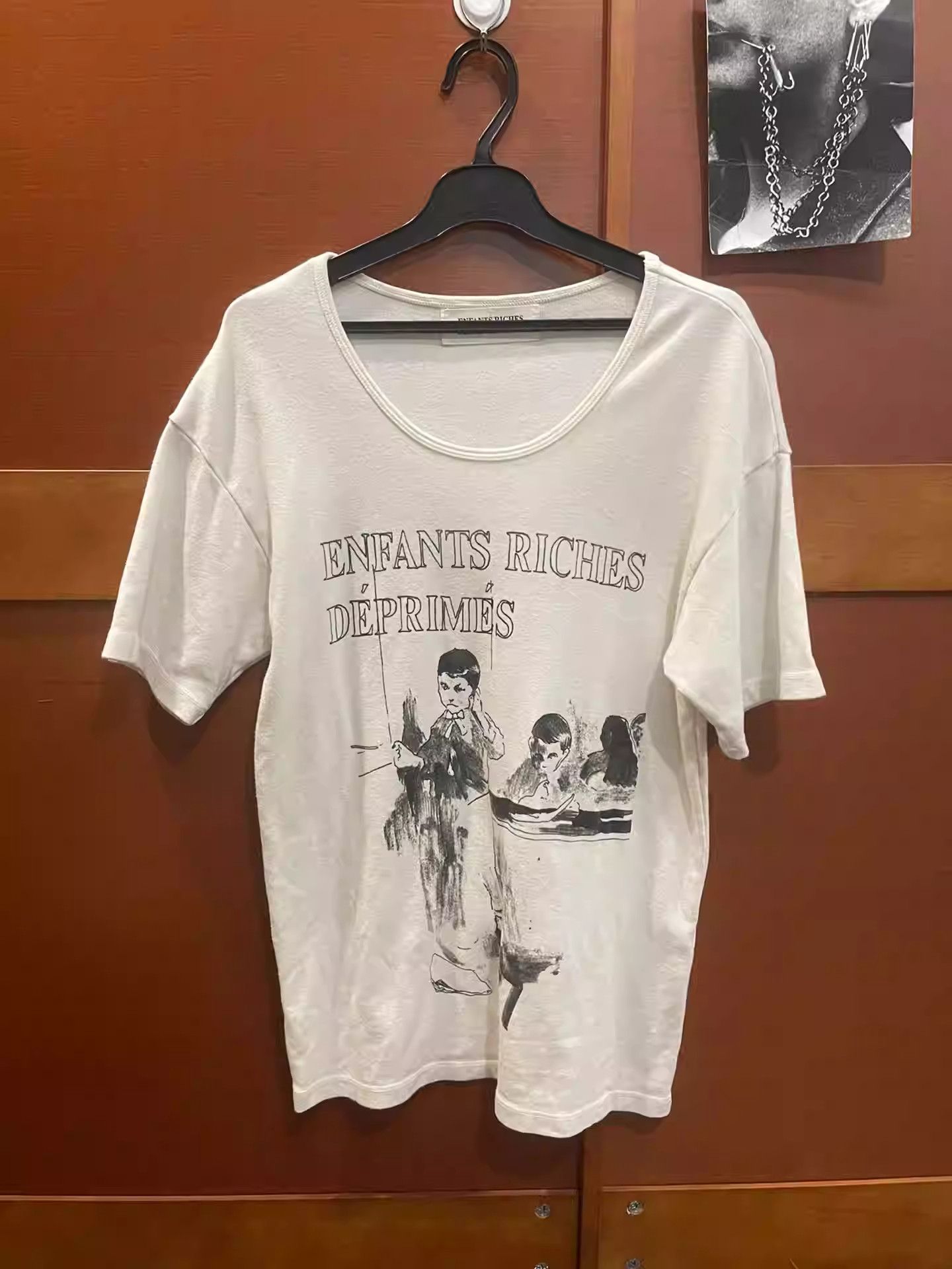 Pre-owned Enfants Riches Deprimes Printed Short Sleeves In White