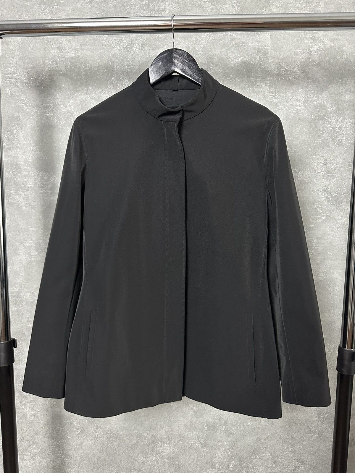 Zip Up Hooded Jacket with Wide Collar for Women - Marcia main image 1