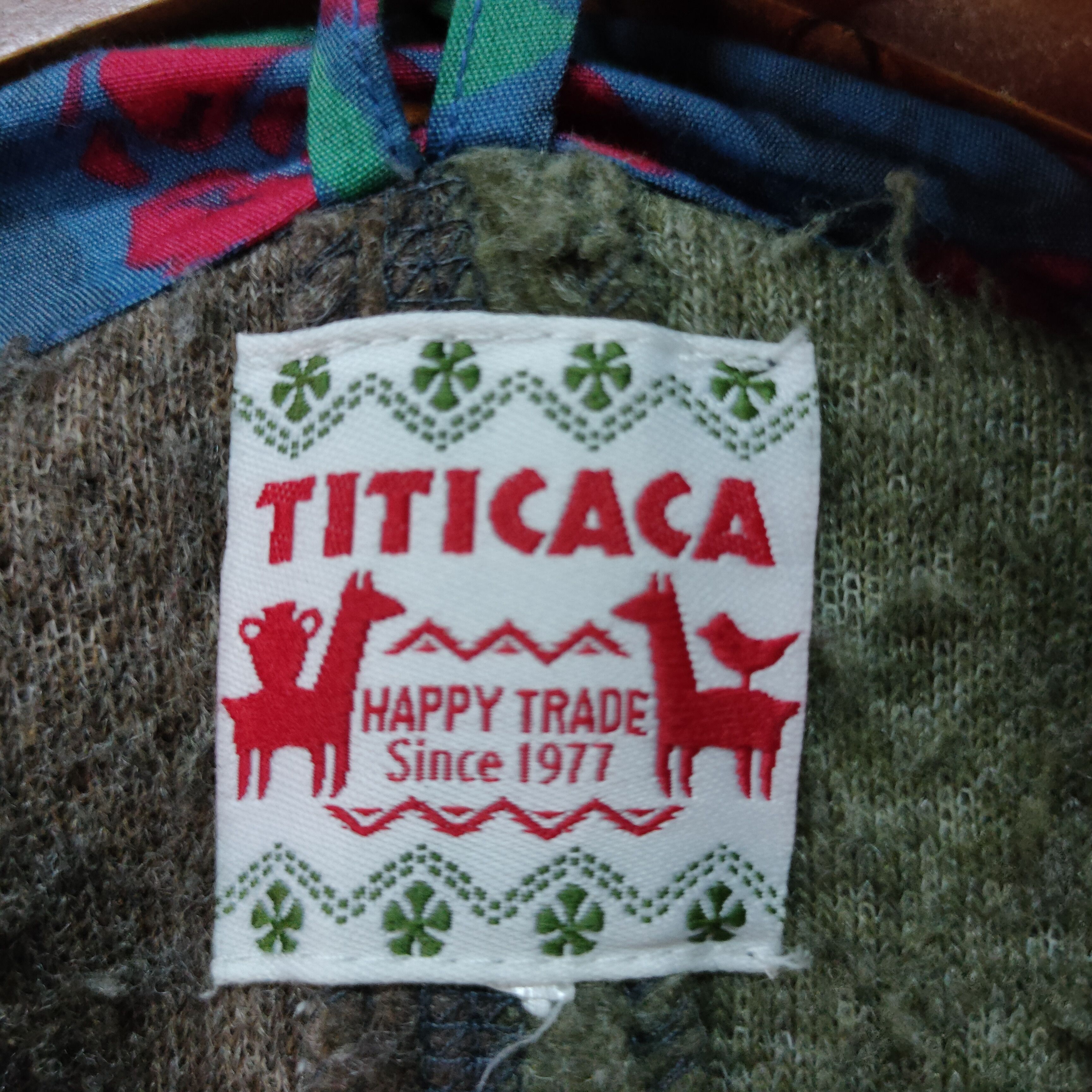 Japanese Brand VINTAGE TITICACA FLORA FLEECE ZIPPER UPS VEST Size US M / EU 48-50 / 2 - 5 Thumbnail