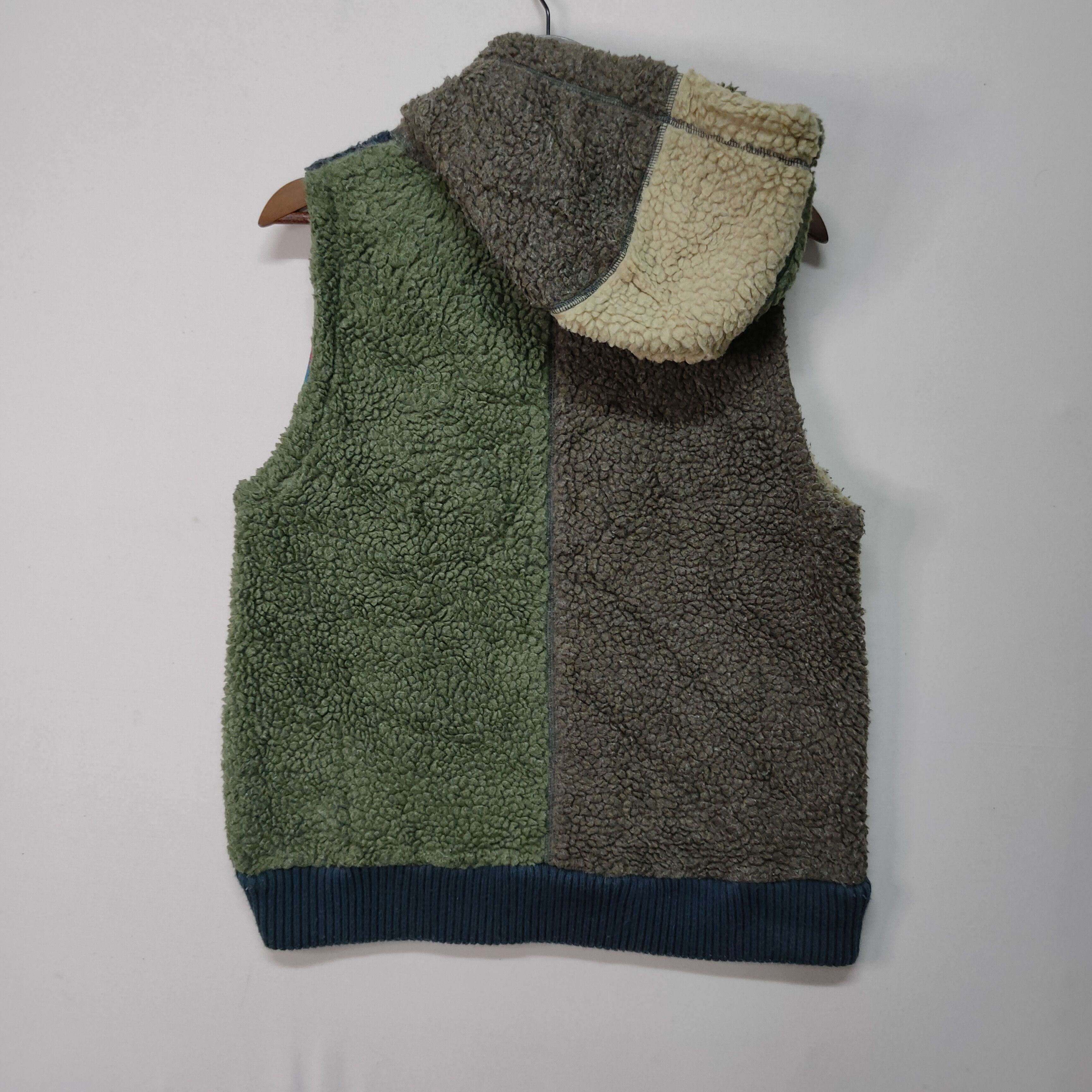 Japanese Brand VINTAGE TITICACA FLORA FLEECE ZIPPER UPS VEST Size US M / EU 48-50 / 2 - 8 Thumbnail
