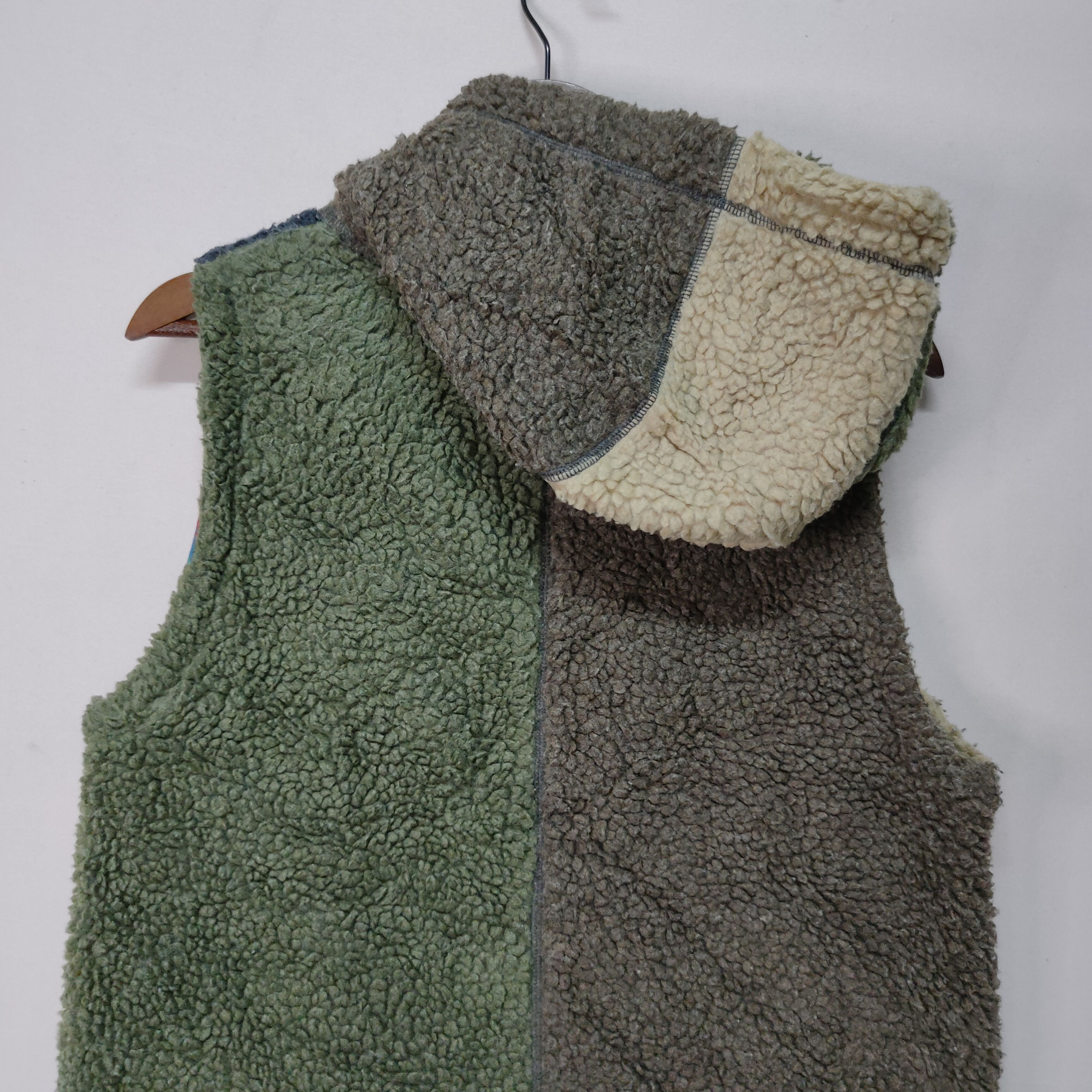 Japanese Brand VINTAGE TITICACA FLORA FLEECE ZIPPER UPS VEST Size US M / EU 48-50 / 2 - 10 Thumbnail